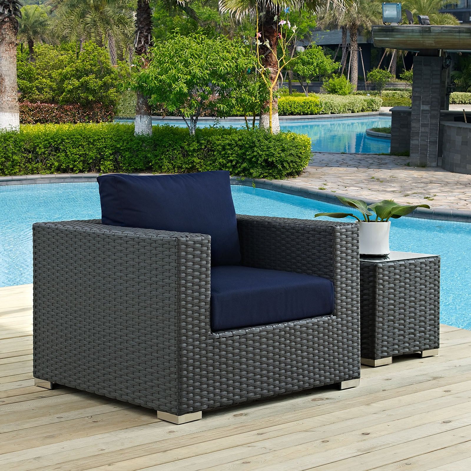 Sojourn Outdoor Patio Sunbrella® Armchair