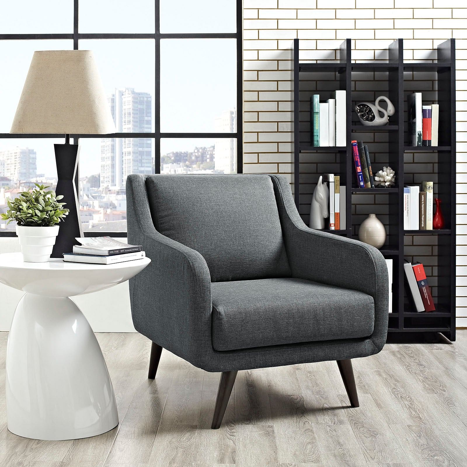 Verve Upholstered Fabric Armchair