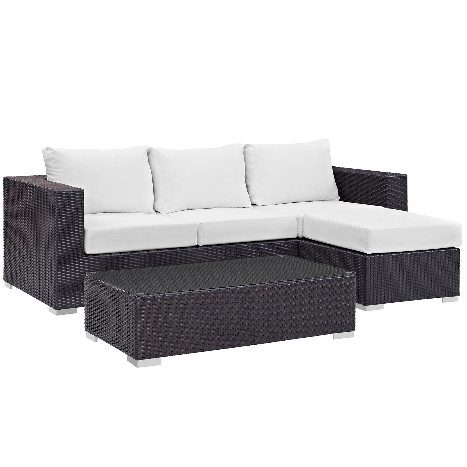 Convene 3 Piece Outdoor Patio Sofa Set