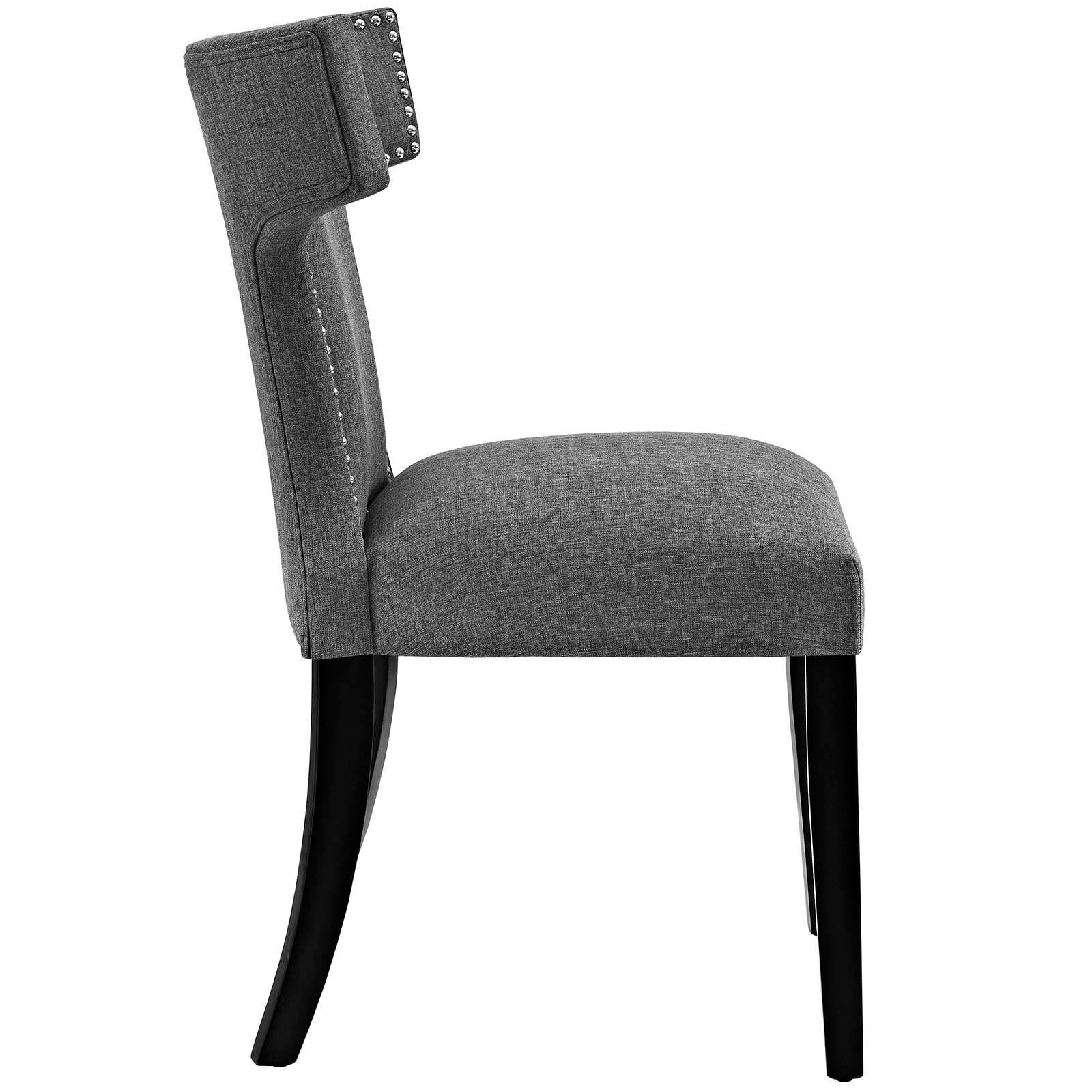 Curve Fabric Dining Chair