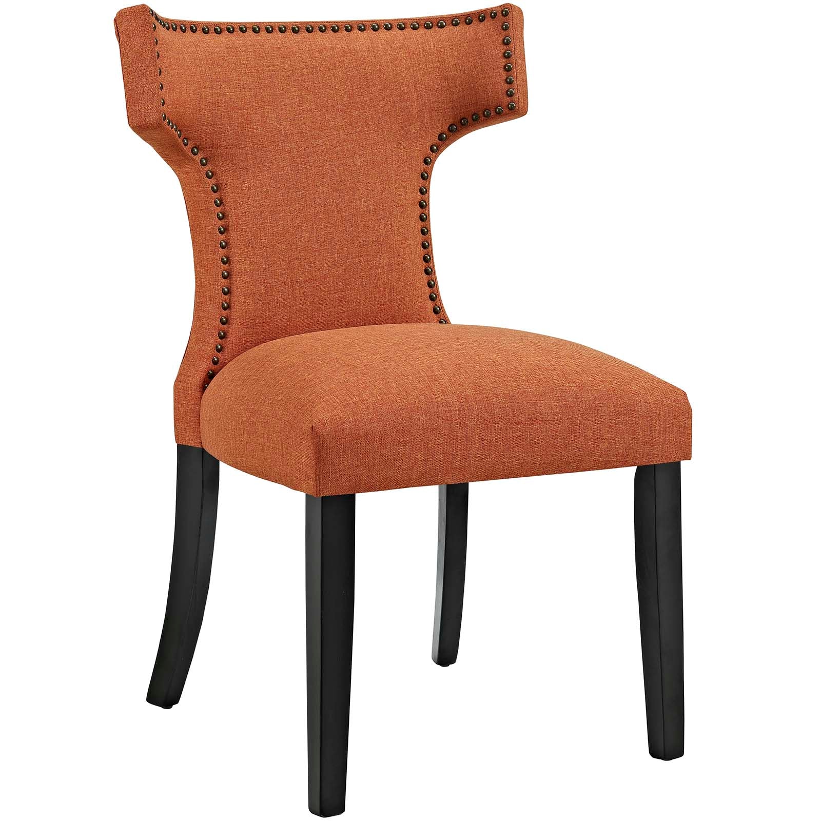 Curve Fabric Dining Chair