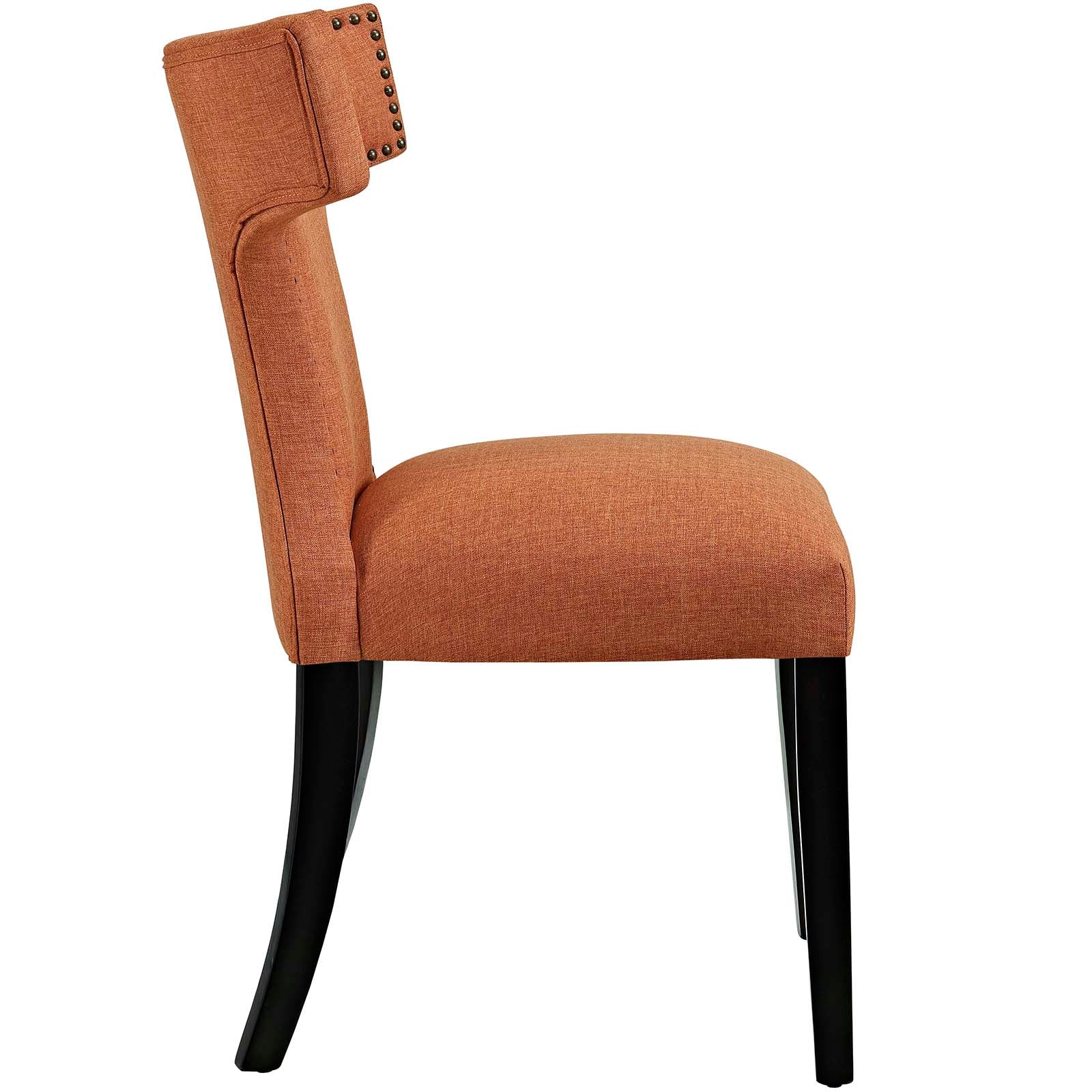 Curve Fabric Dining Chair