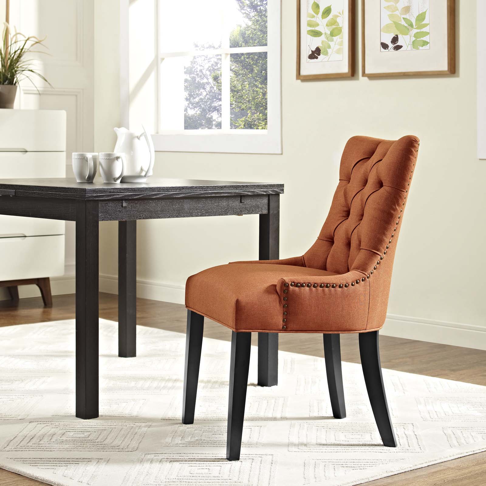 Regent Tufted Fabric Dining Side Chair