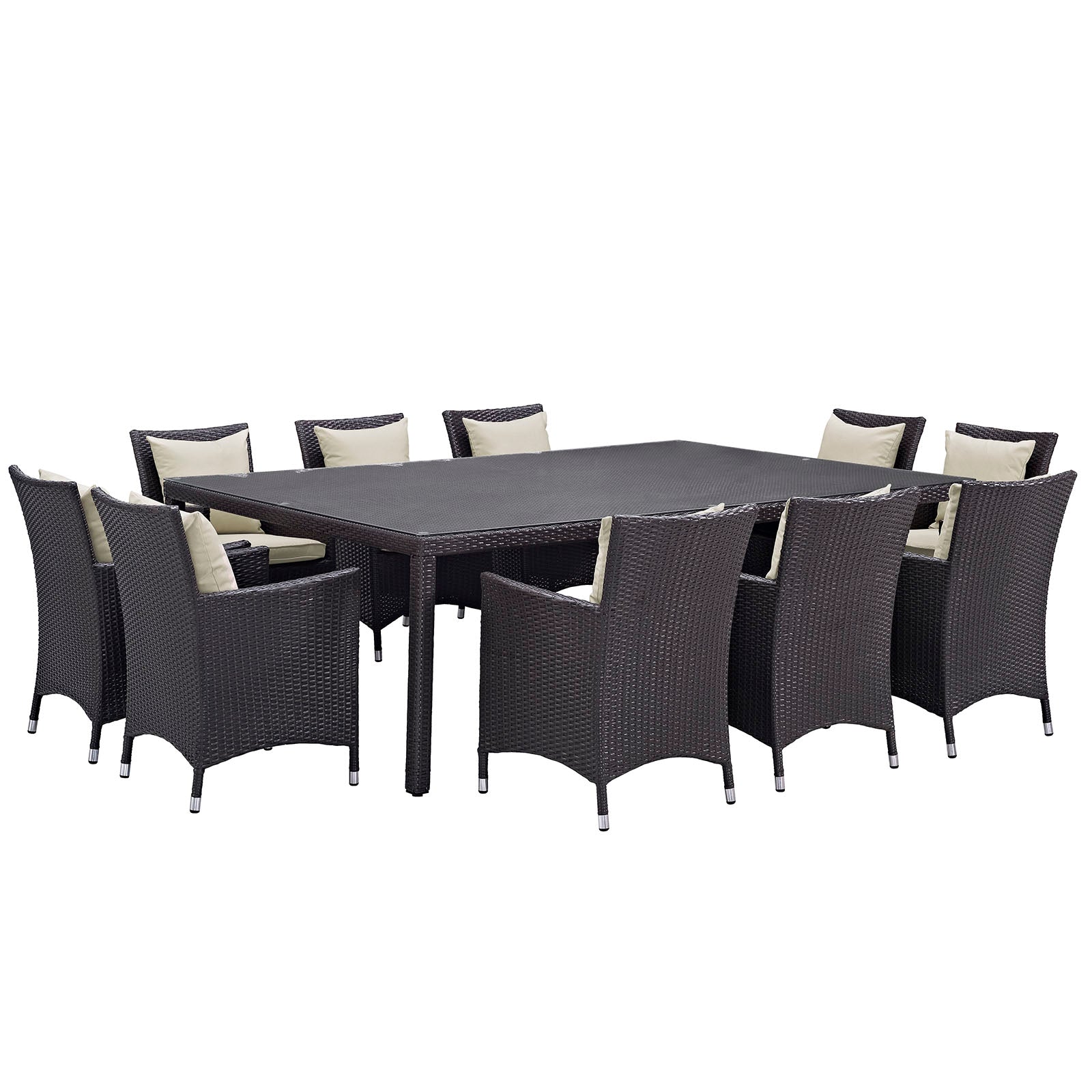 Convene 11 Piece Outdoor Patio Dining Set