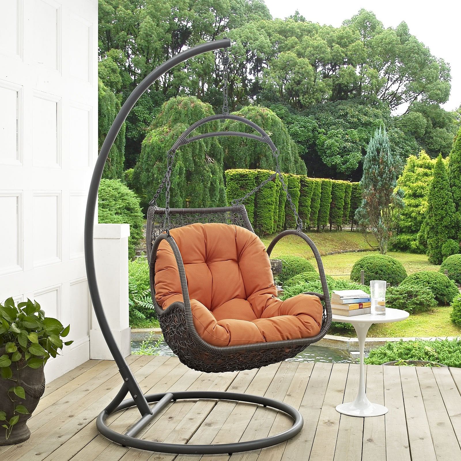 Arbor Outdoor Patio Wood Swing Chair