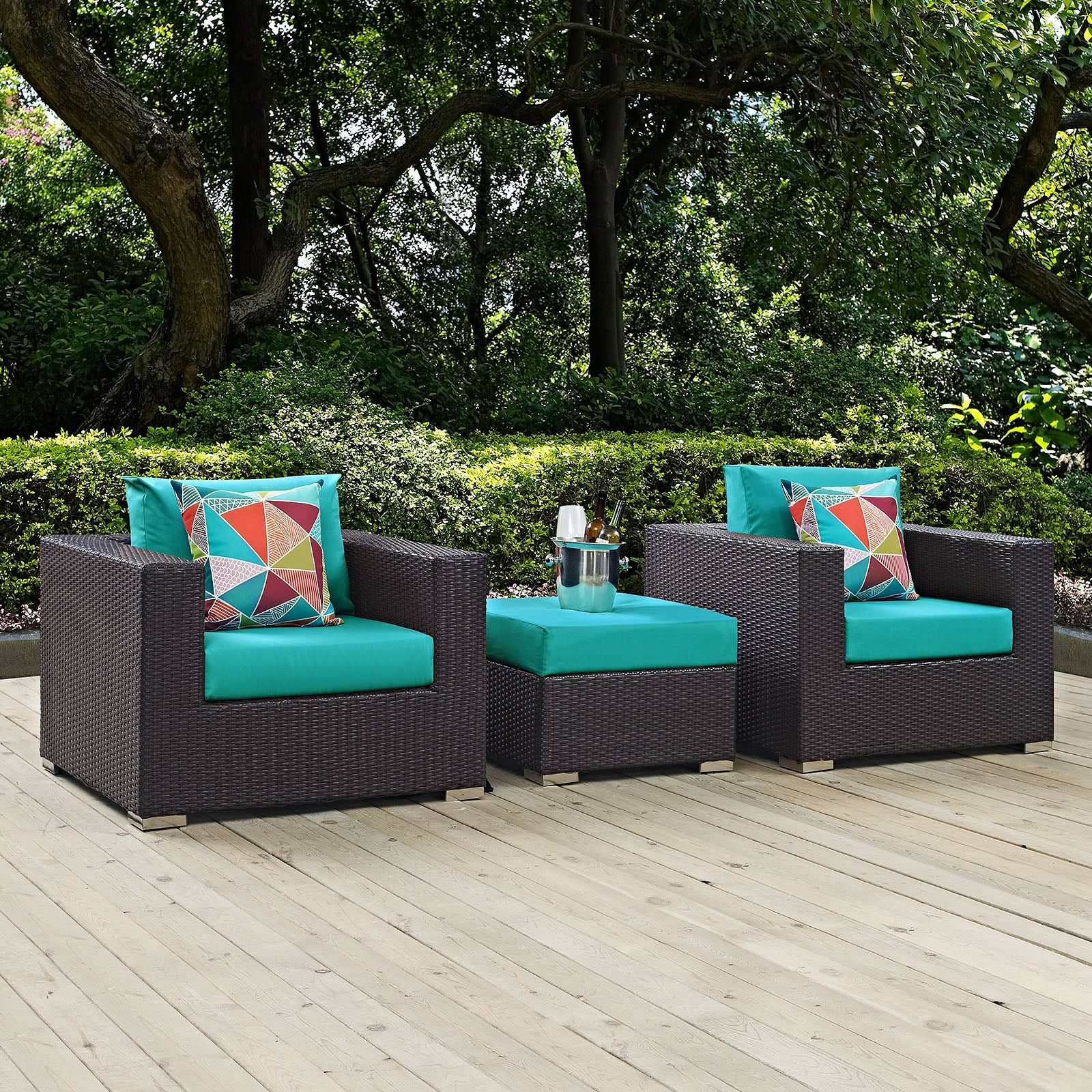 Convene 3 Piece Outdoor Patio Sofa Set