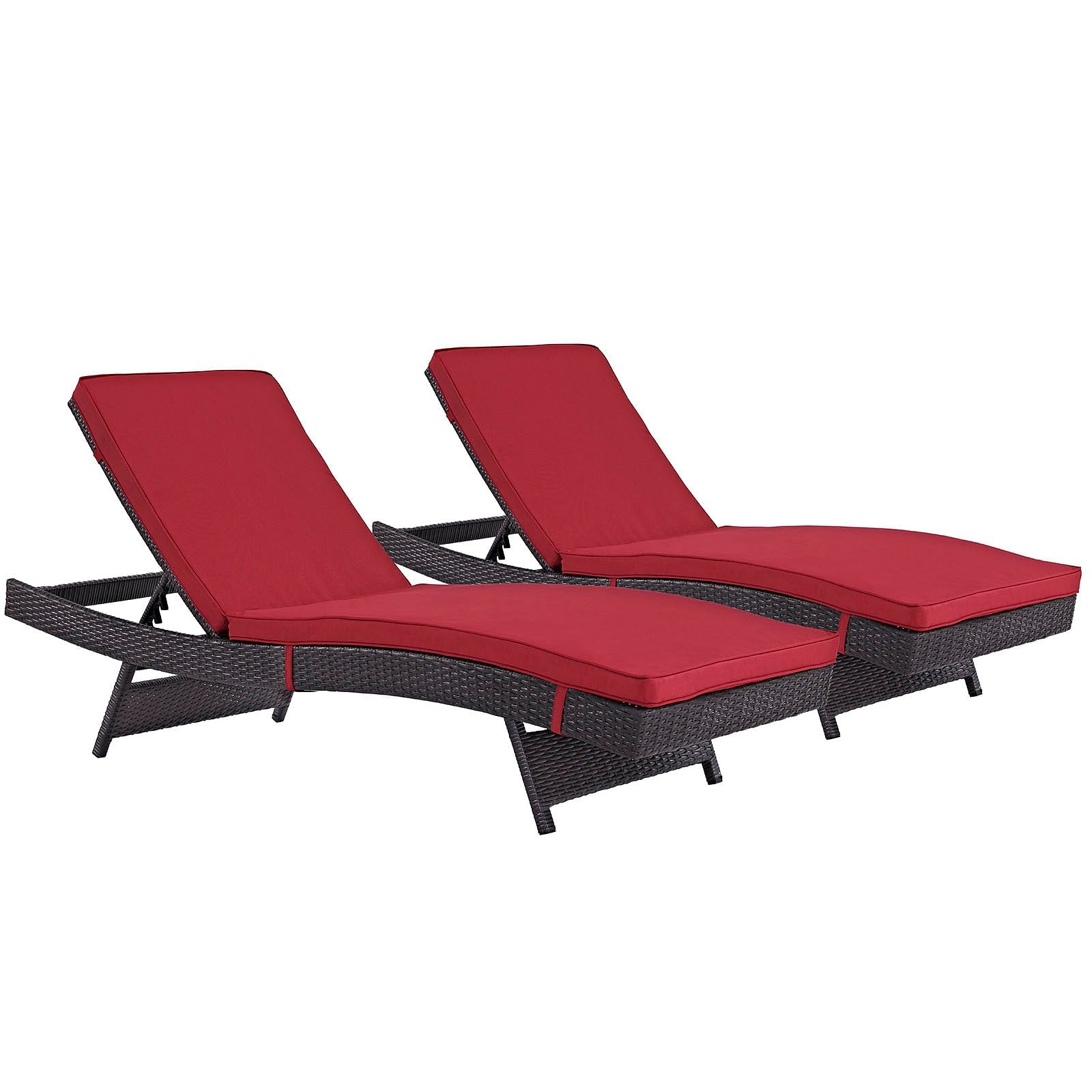 Convene Chaise Outdoor Patio Set of 2