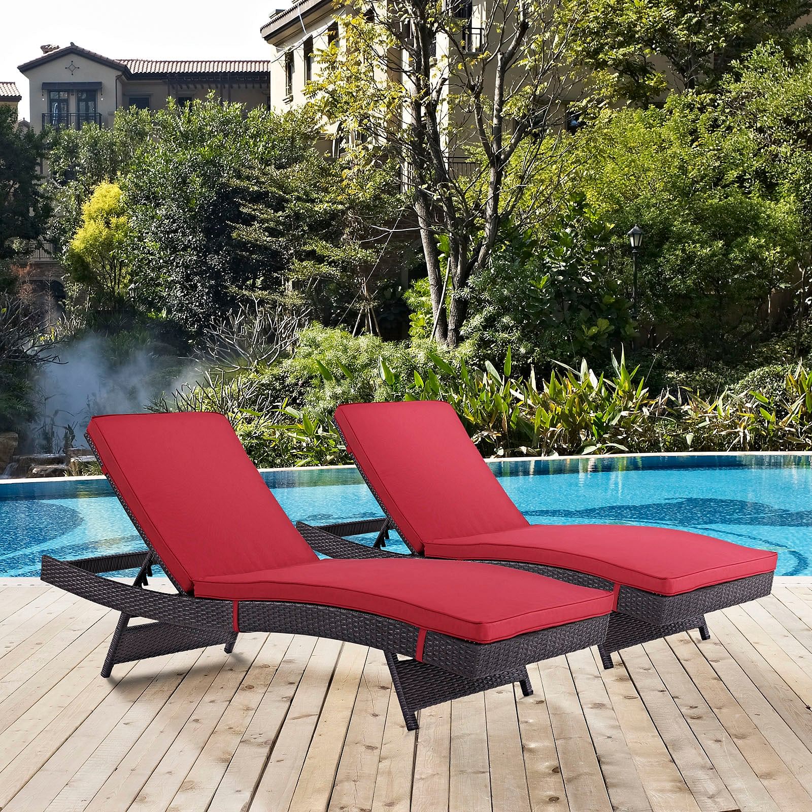 Convene Chaise Outdoor Patio Set of 2