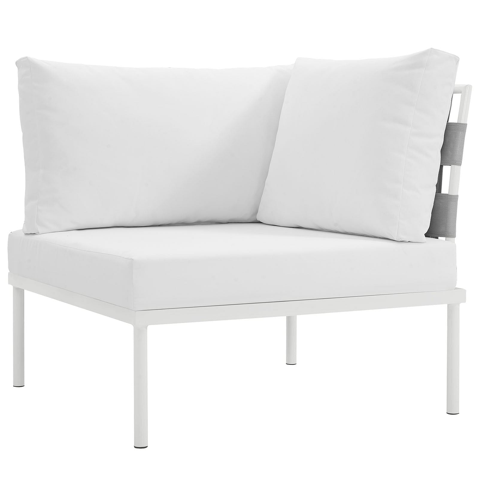 Harmony Outdoor Patio Aluminum Corner Sofa