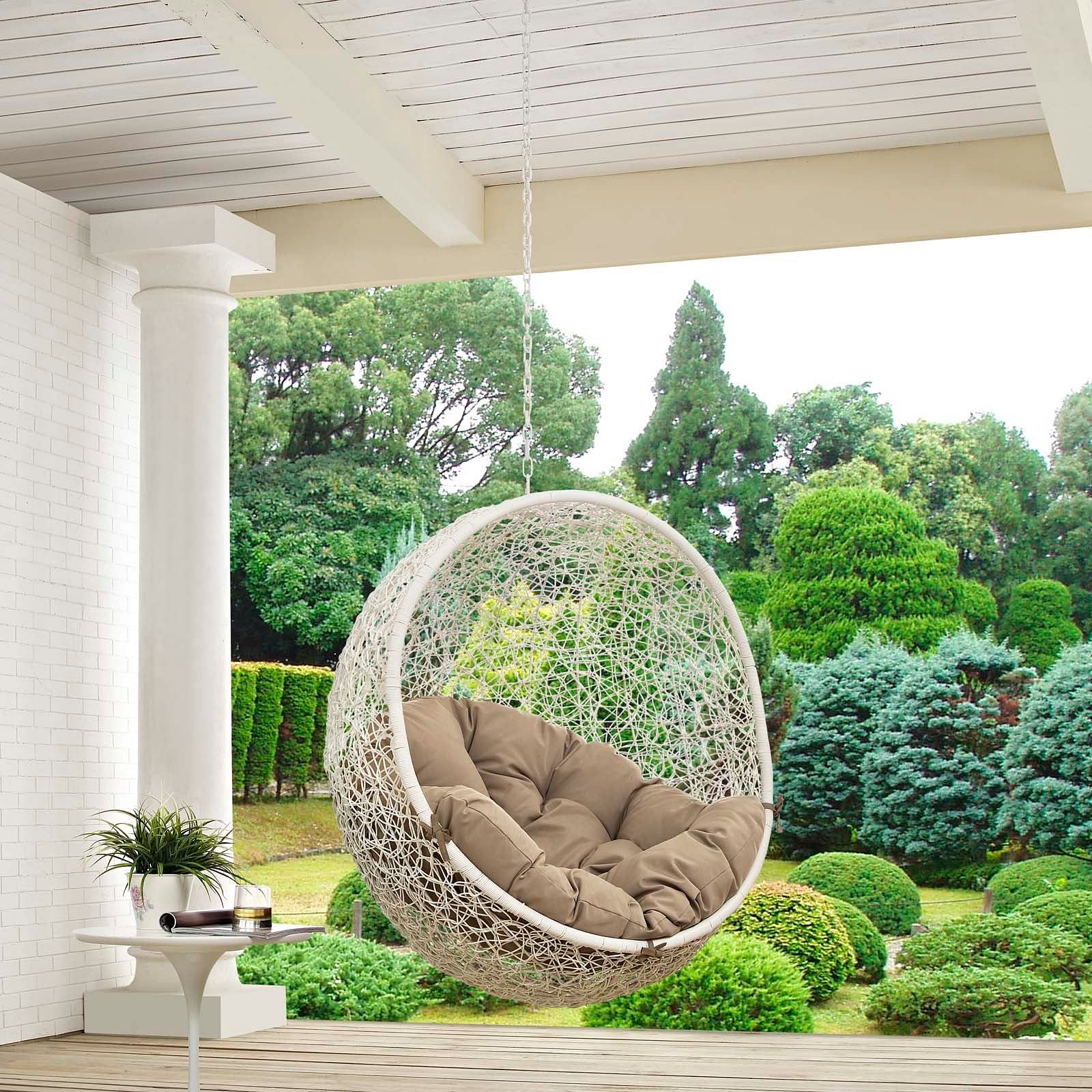 Hide Outdoor Patio Swing Chair Without Stand