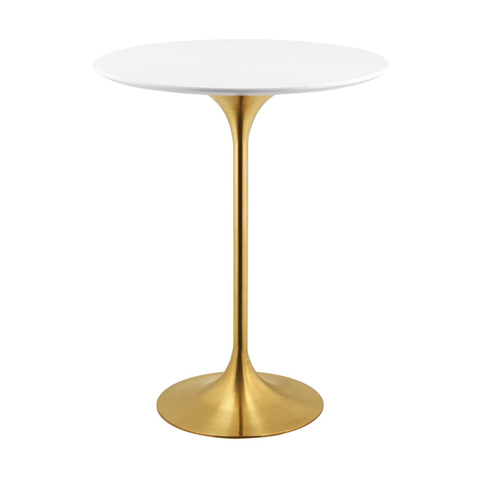 Lippa 28" Wood Top Bar Table