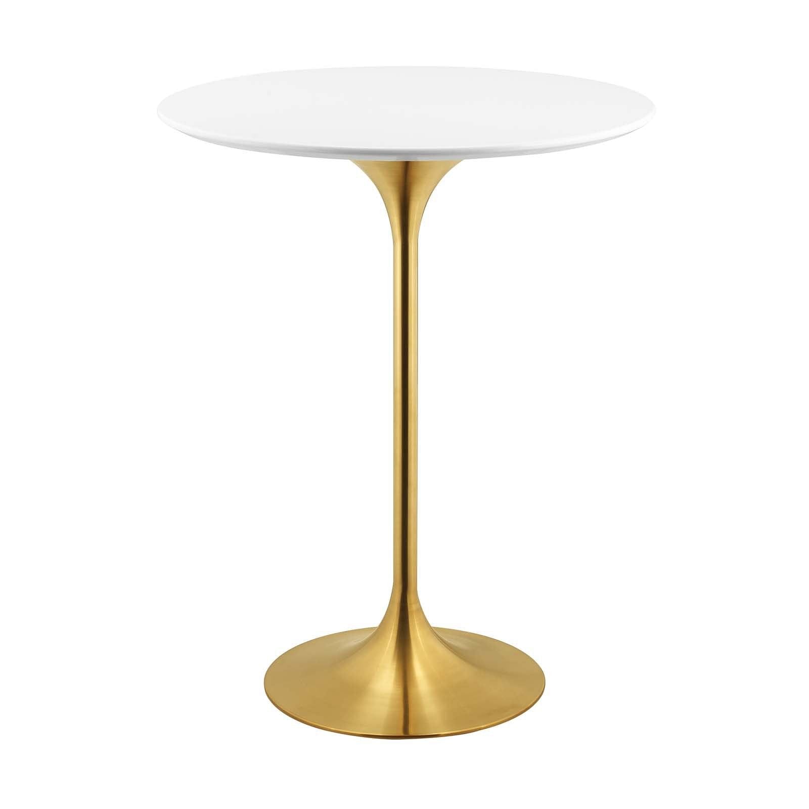 Lippa 28" Wood Top Bar Table