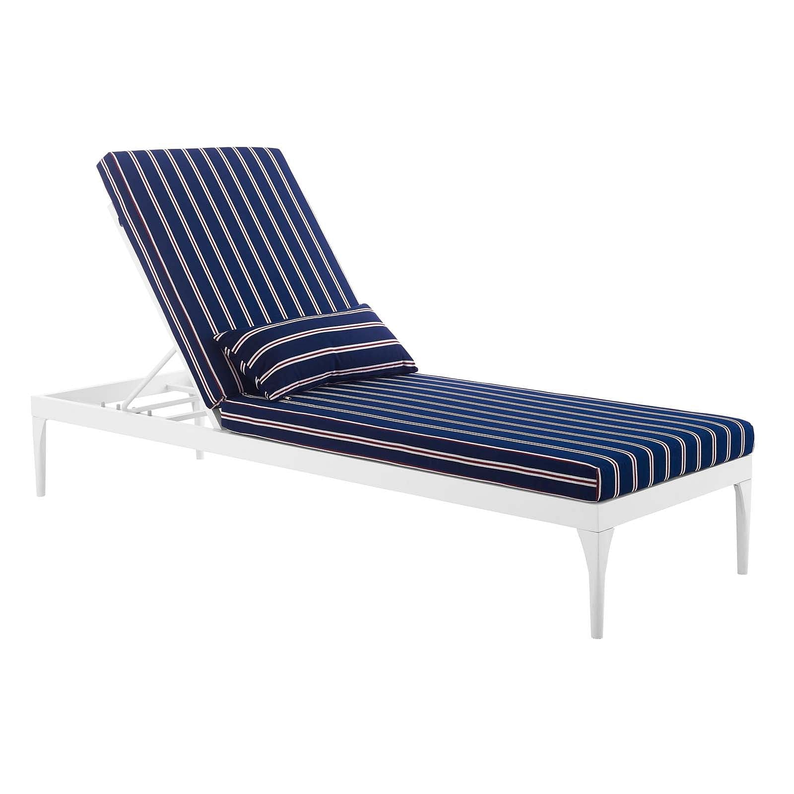 Perspective Cushion Outdoor Patio Chaise Lounge Chair