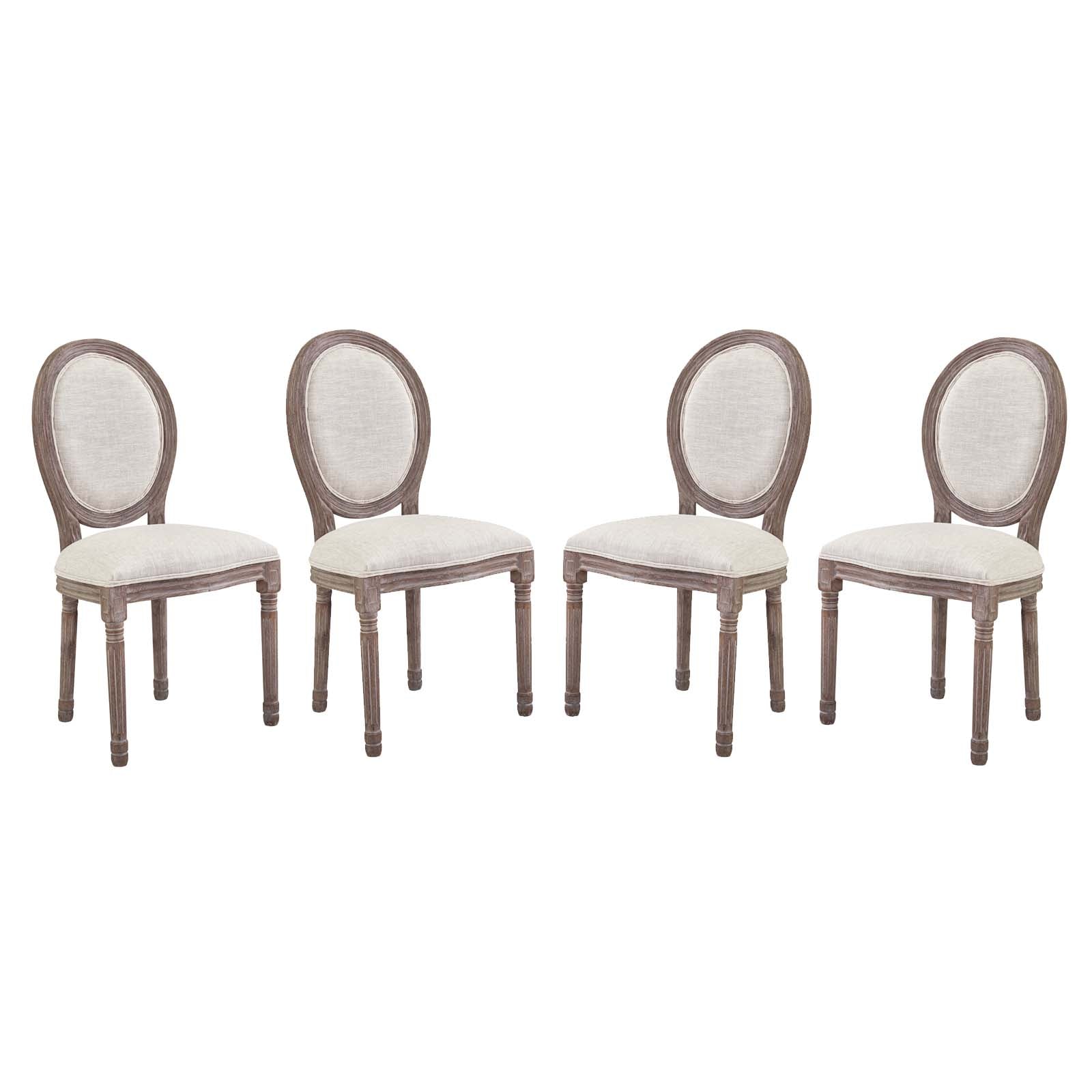 Emanate Dining Side Chair Upholstered Fabric Set of 4