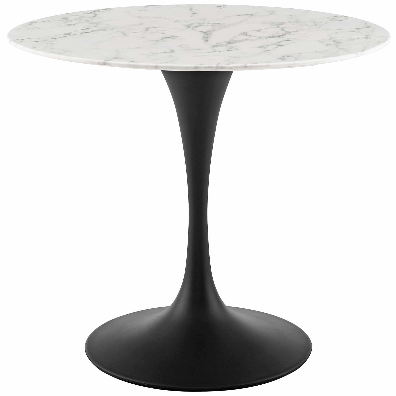 Lippa 36" Round Artificial Marble Dining Table