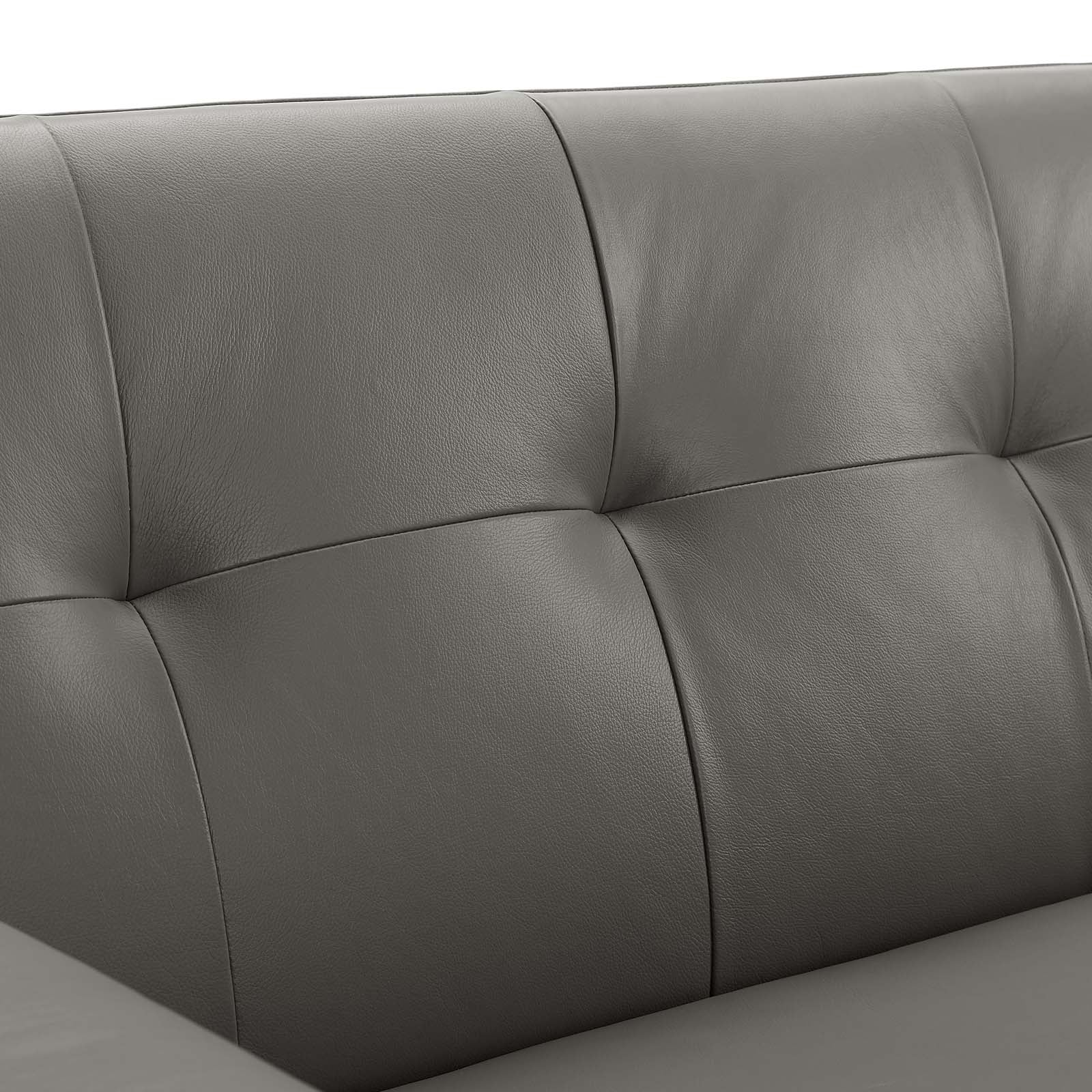 Engage Top-Grain Leather Living Room Lounge Sofa