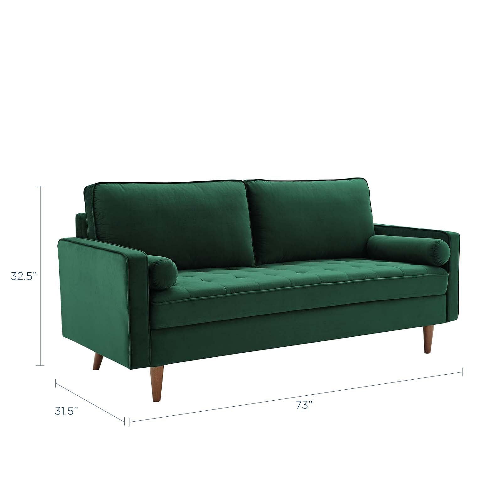 Valour Performance Velvet Sofa