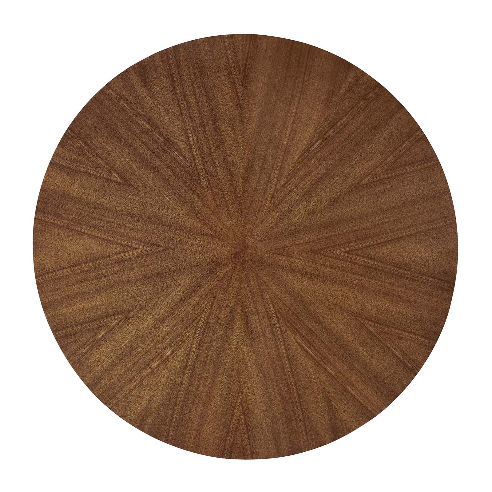 Crossroads 47" Round Wood Dining Table