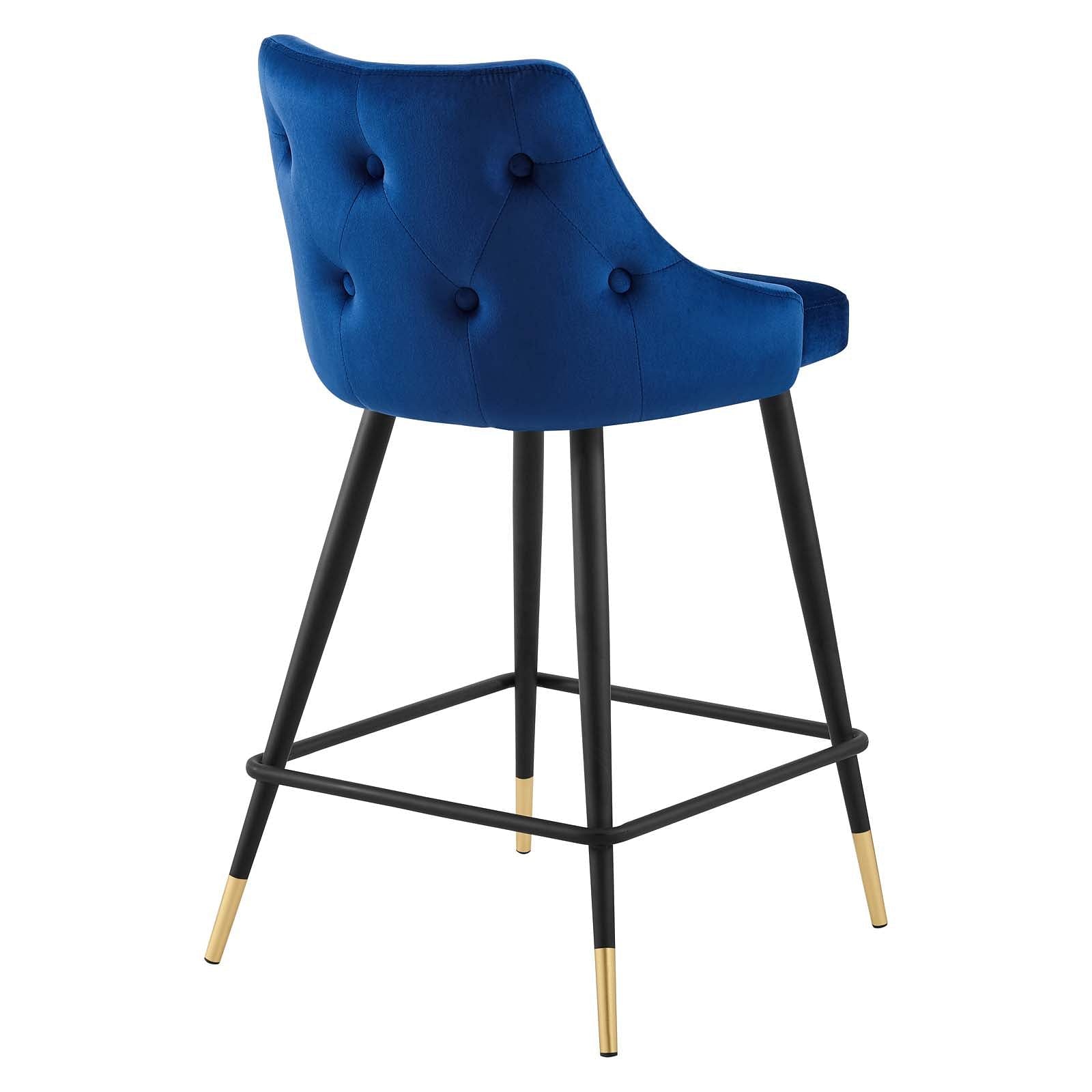 Adorn Performance Velvet Counter Bar Stool