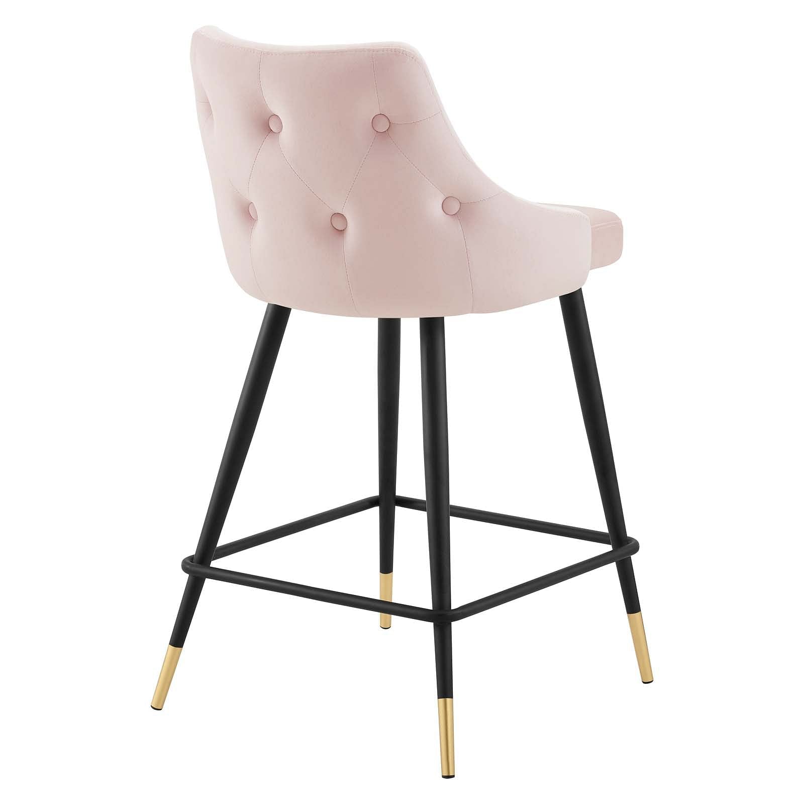 Adorn Performance Velvet Counter Bar Stool