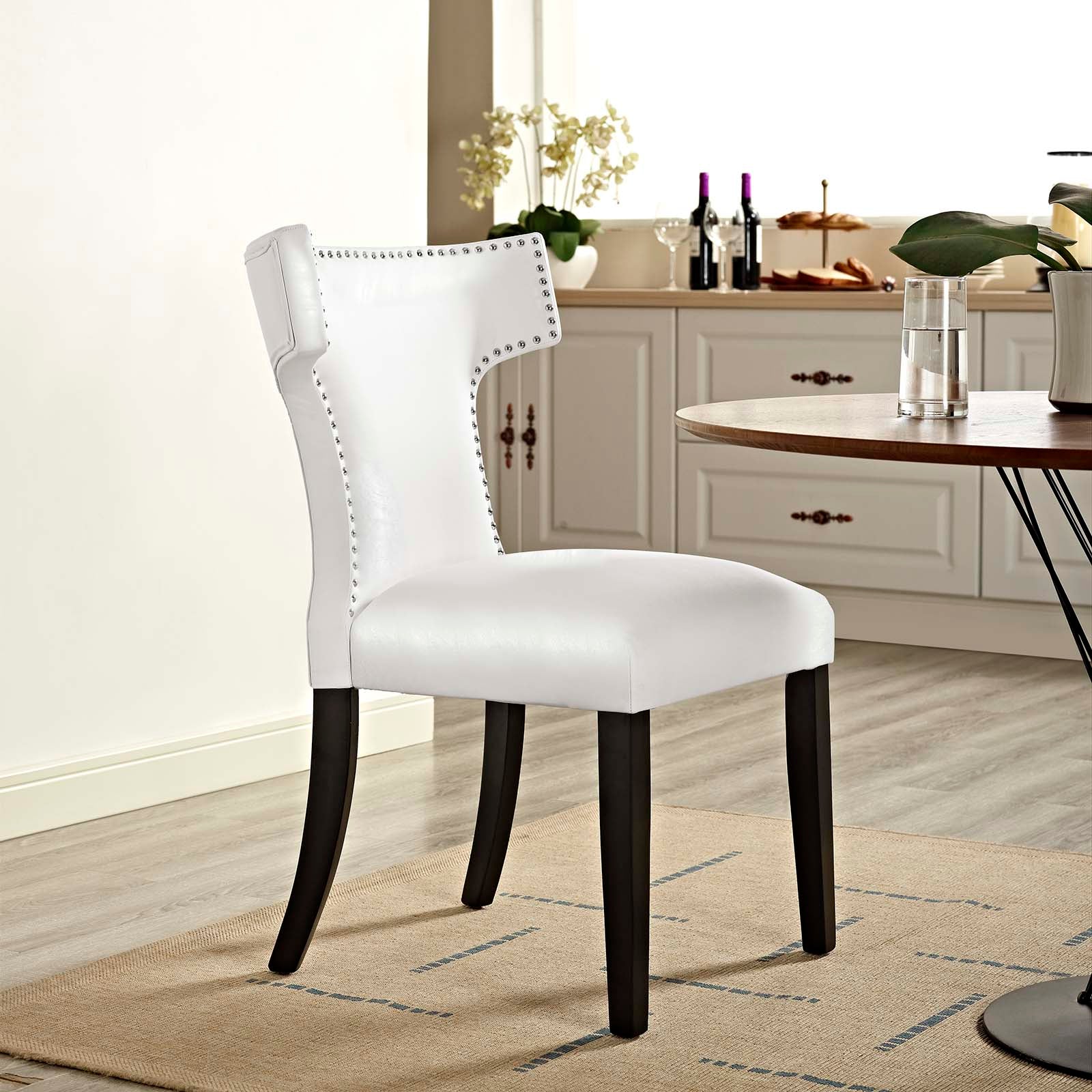 Curve Vinyl Dining Chair