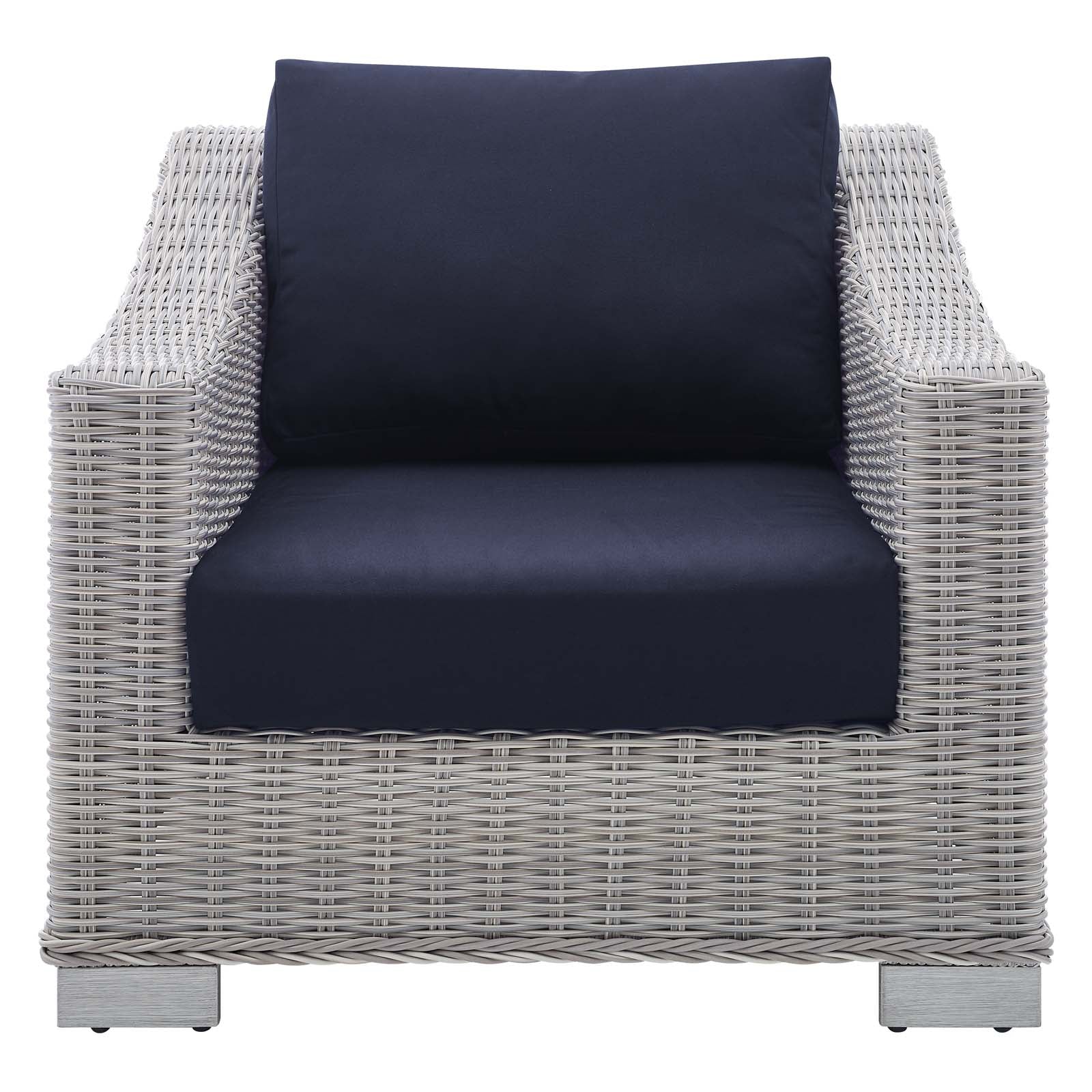 Conway Sunbrella® Outdoor Patio Wicker Rattan Armchair