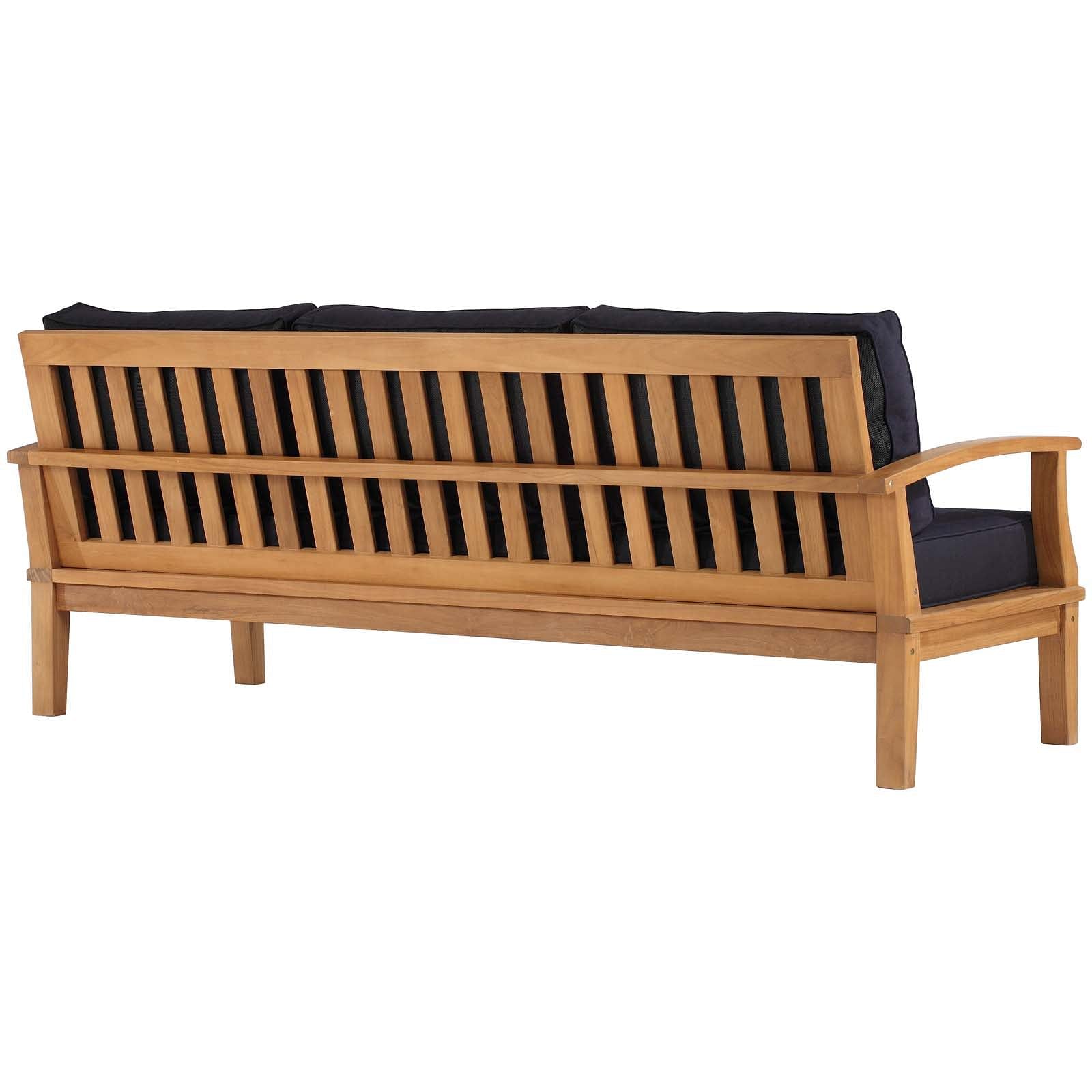 Marina Outdoor Patio Teak Sofa