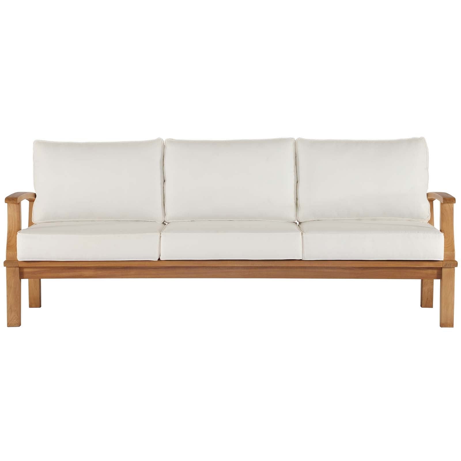 Marina Outdoor Patio Teak Sofa