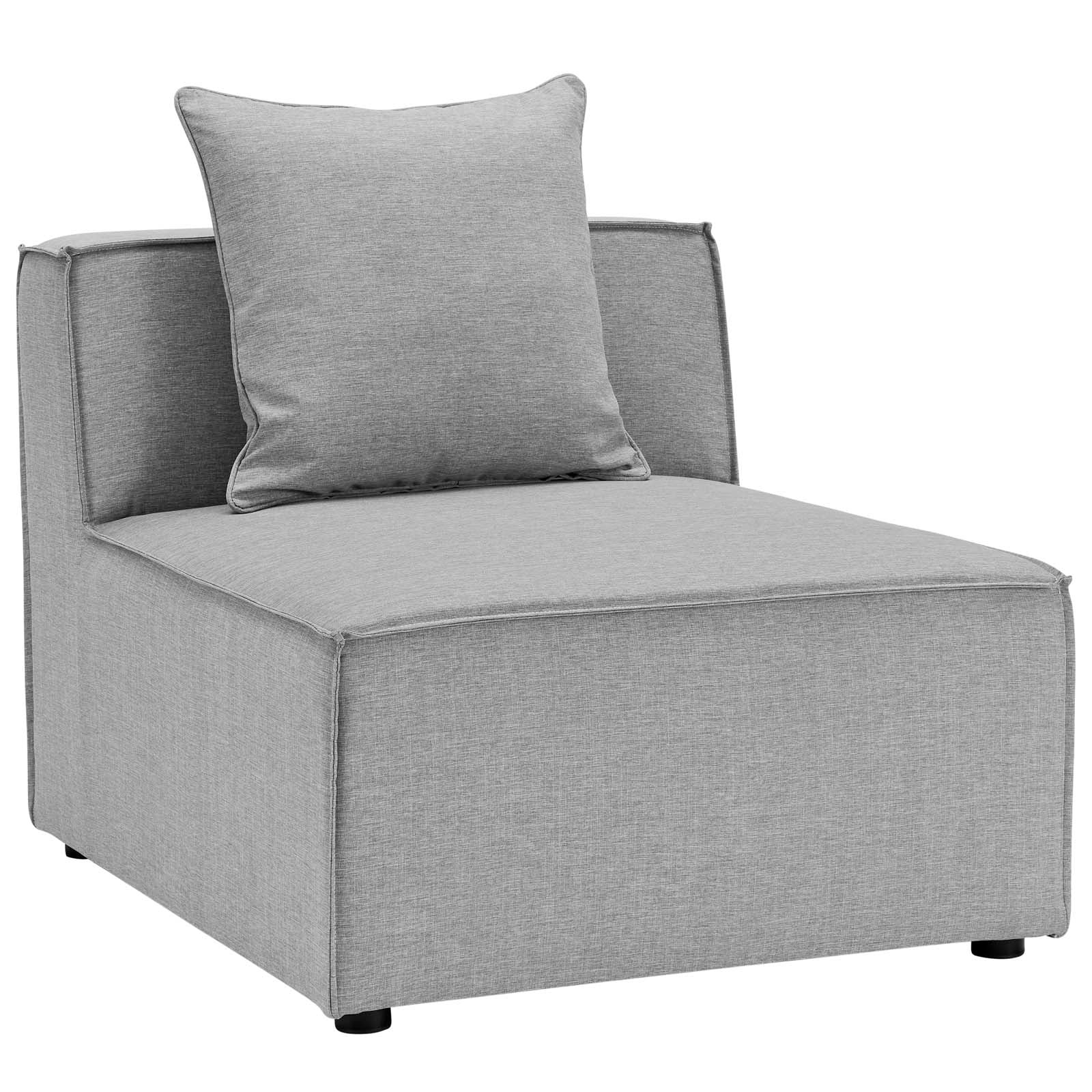 Saybrook Outdoor Patio Upholstered 4-Piece Sectional Sofa