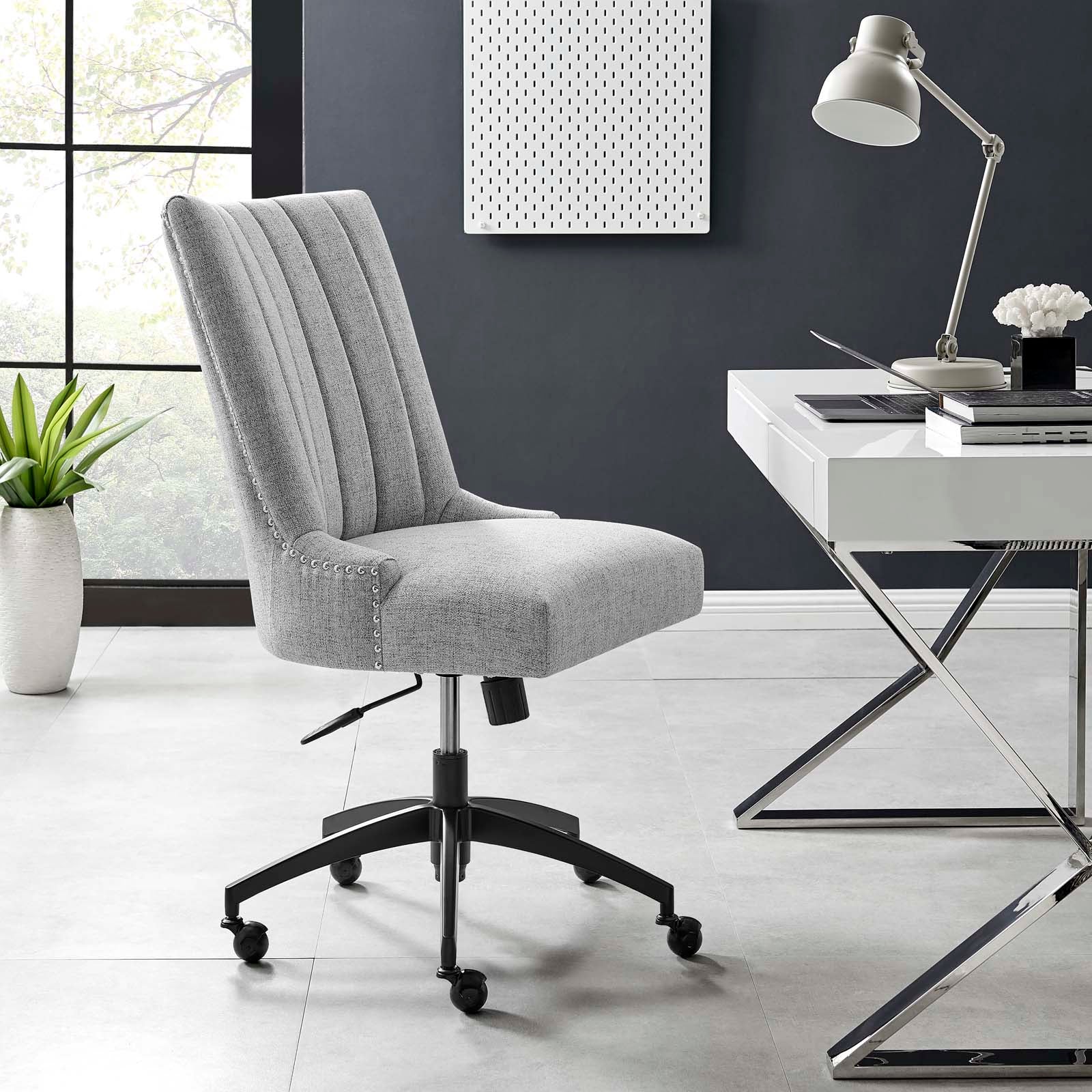 Empower Channel Tufted Fabric Office Chair