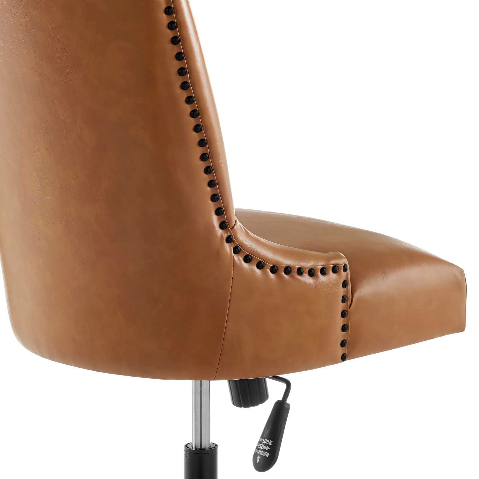 Empower Channel Tufted Vegan Leather Office Chair