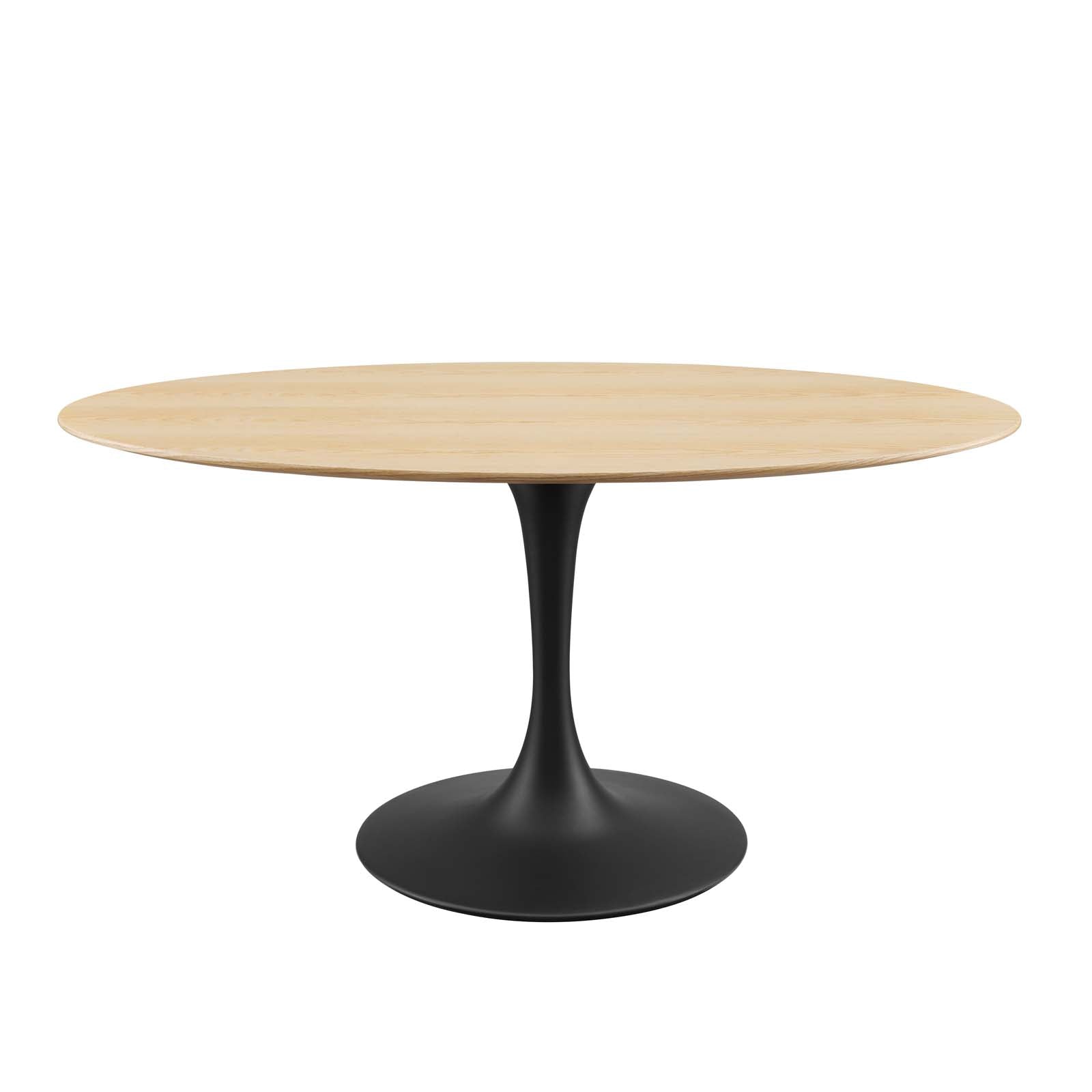 Lippa 60" Wood Oval Dining Table