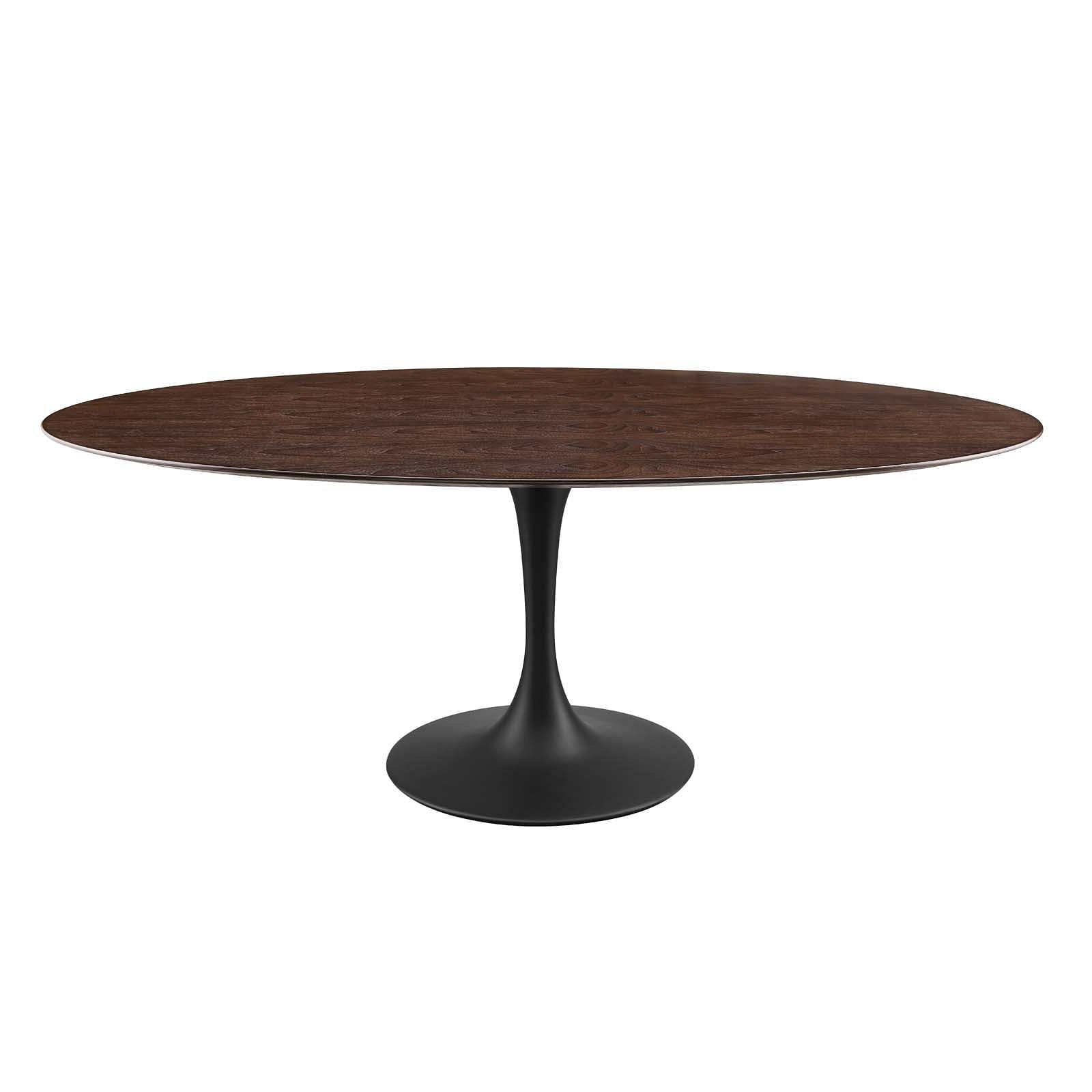 Lippa 78" Wood Oval Dining Table