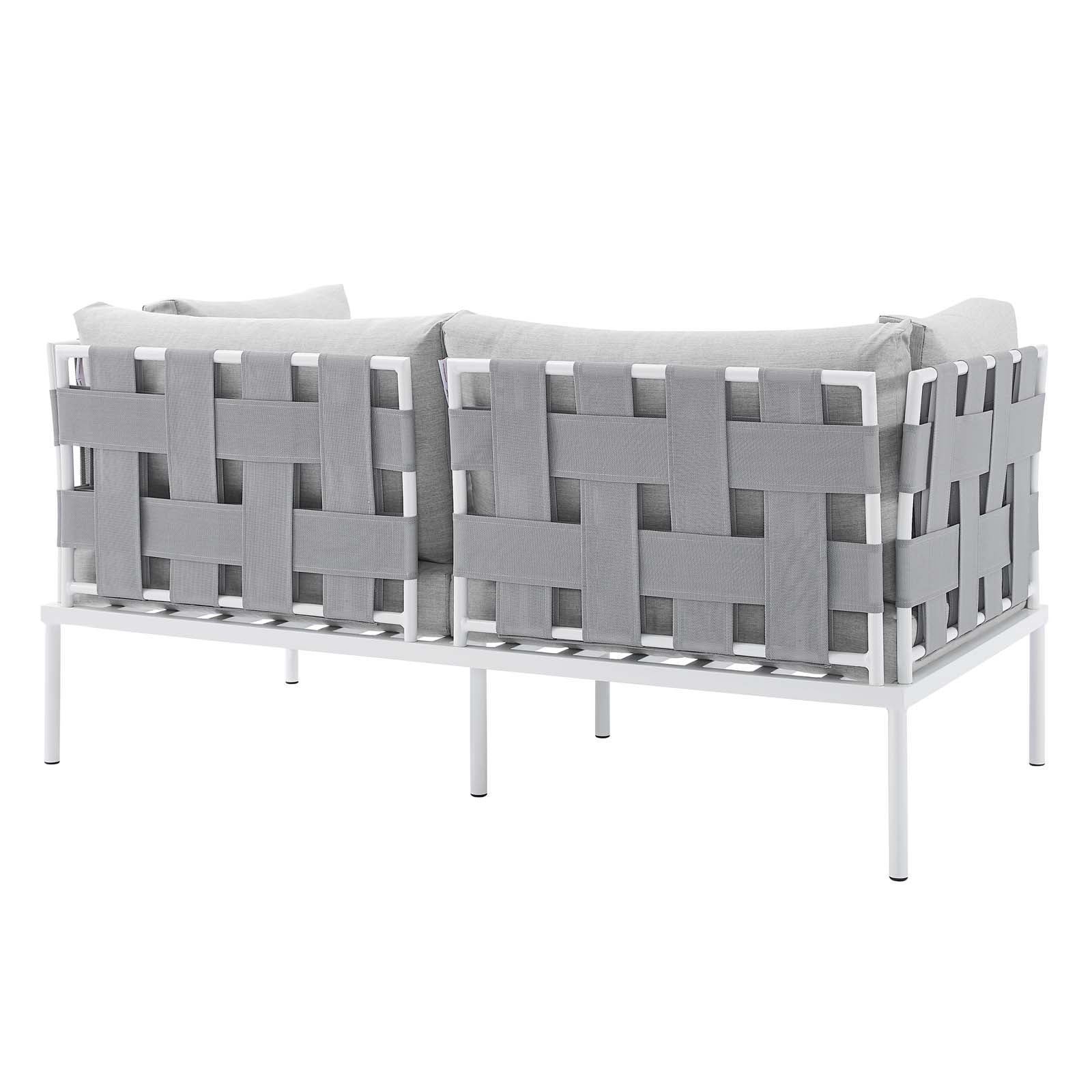 Harmony Sunbrella® Outdoor Patio Aluminum Loveseat