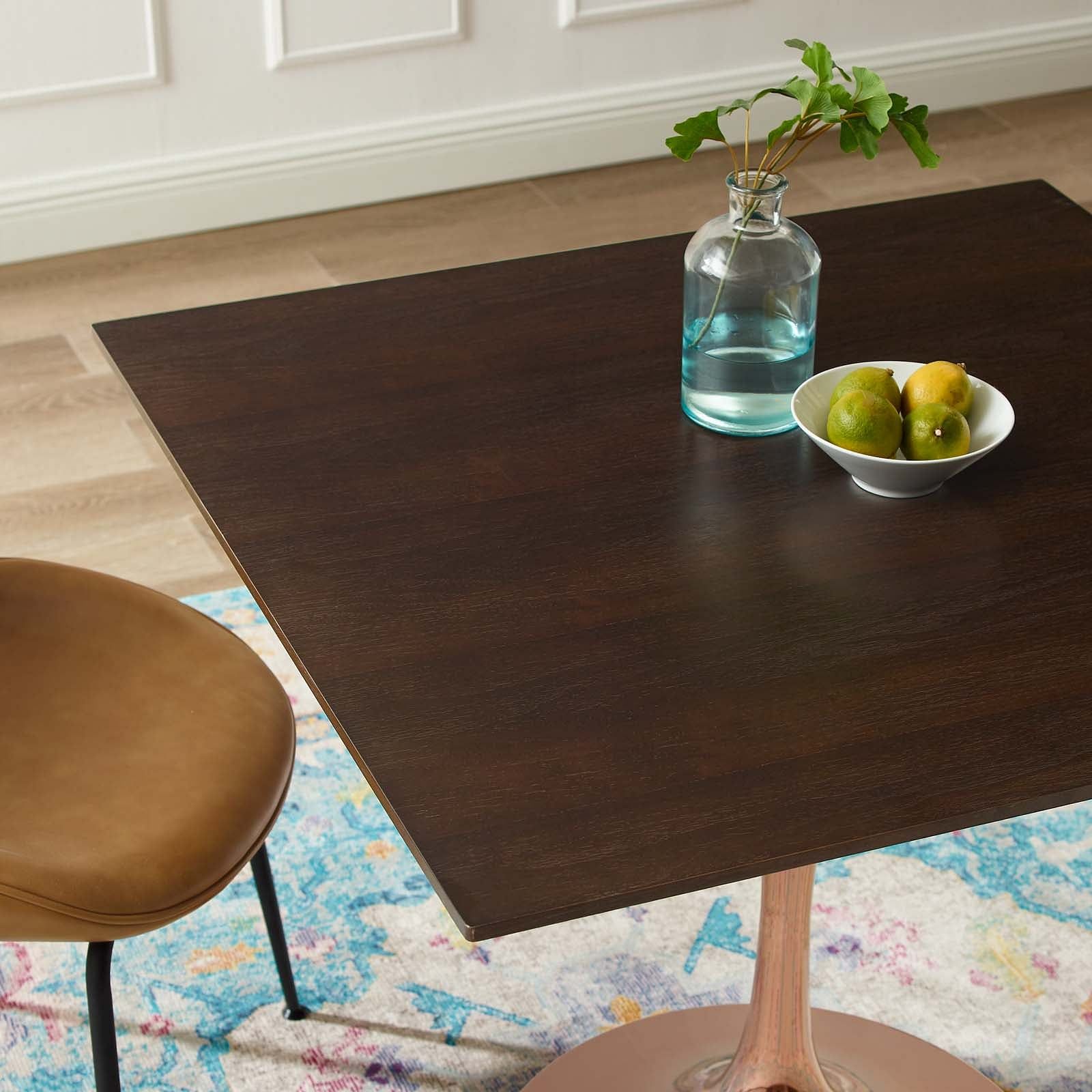 Lippa 36" Square Wood Dining Table