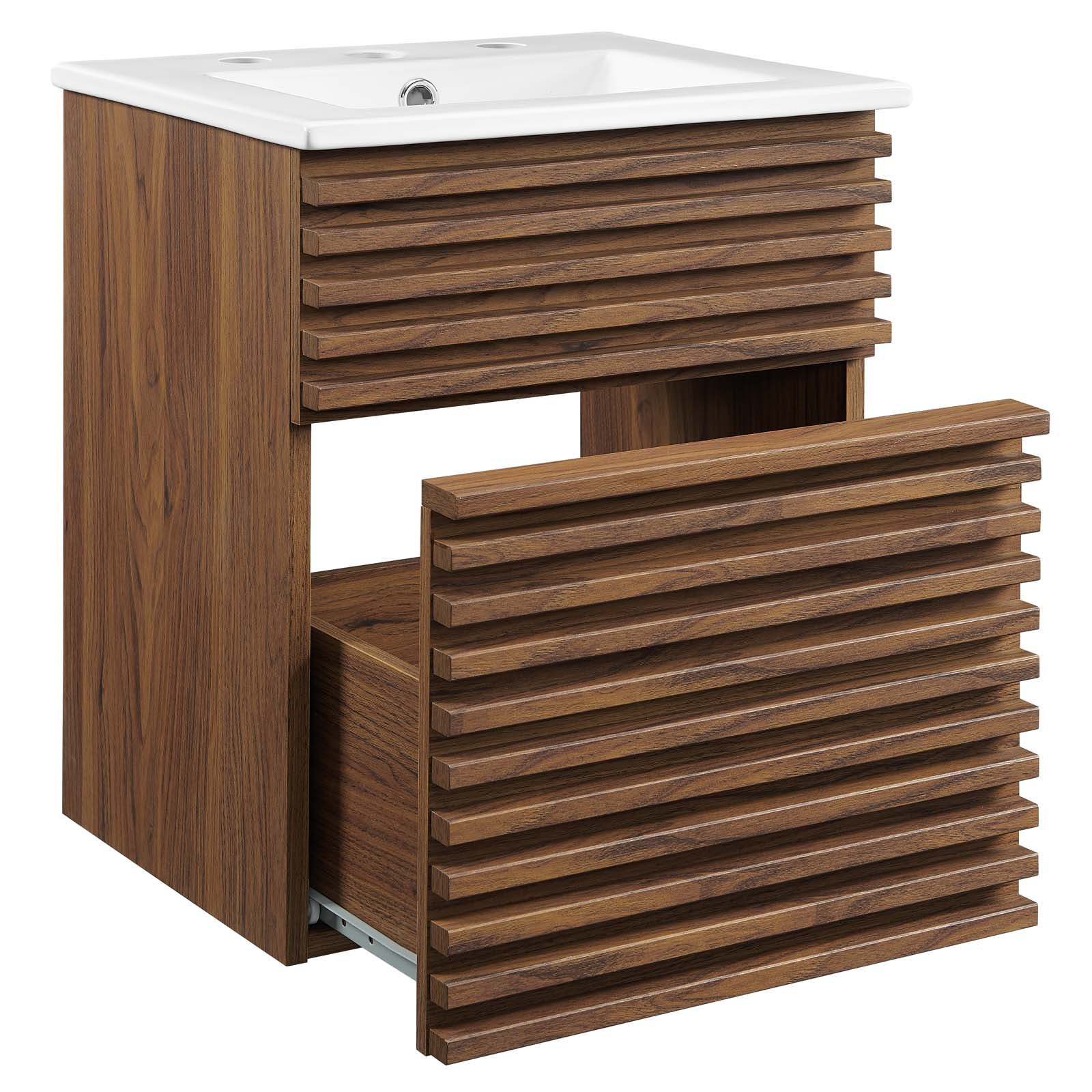 Render 18" Wall-Mount Bathroom Vanity