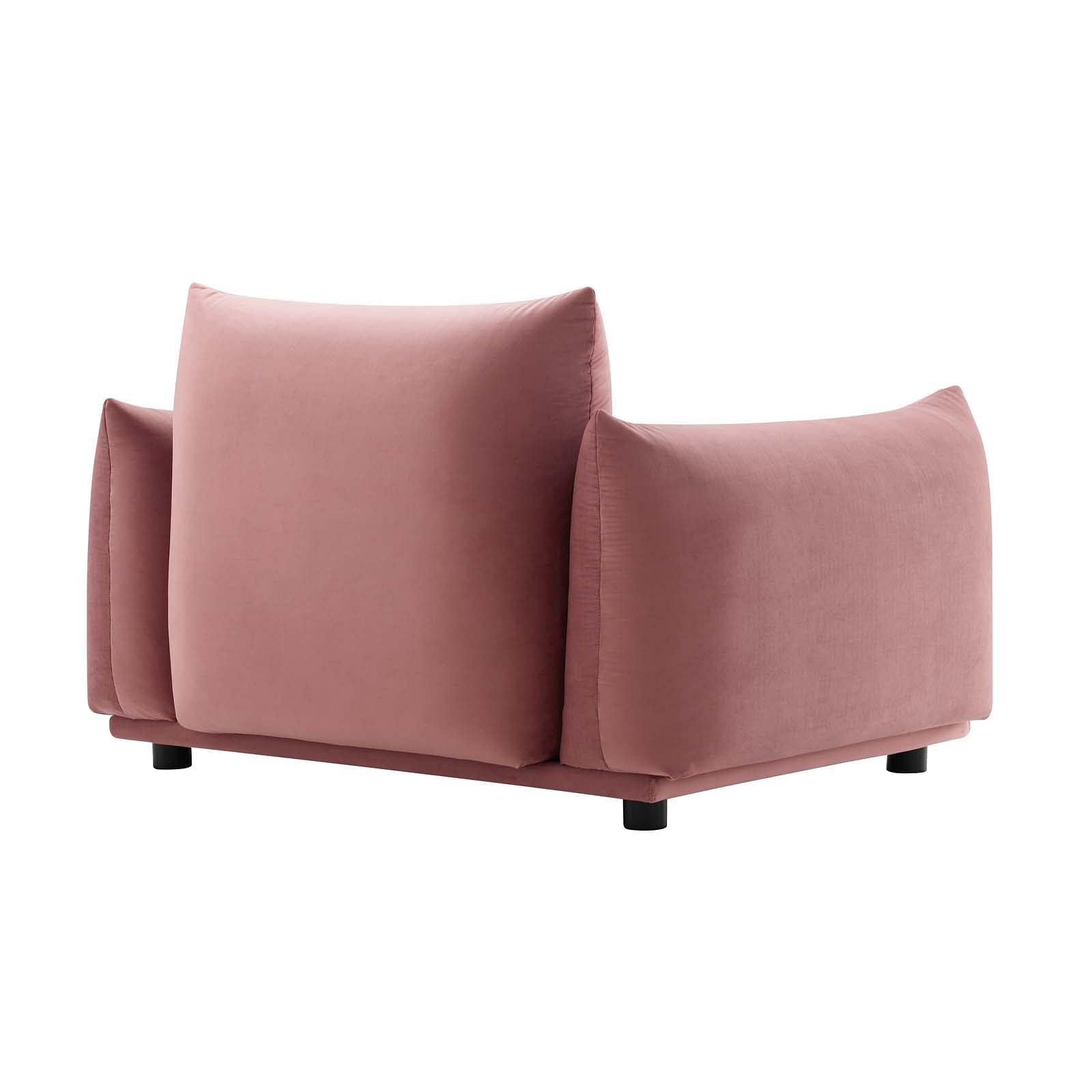 Copious Performance Velvet Armchair