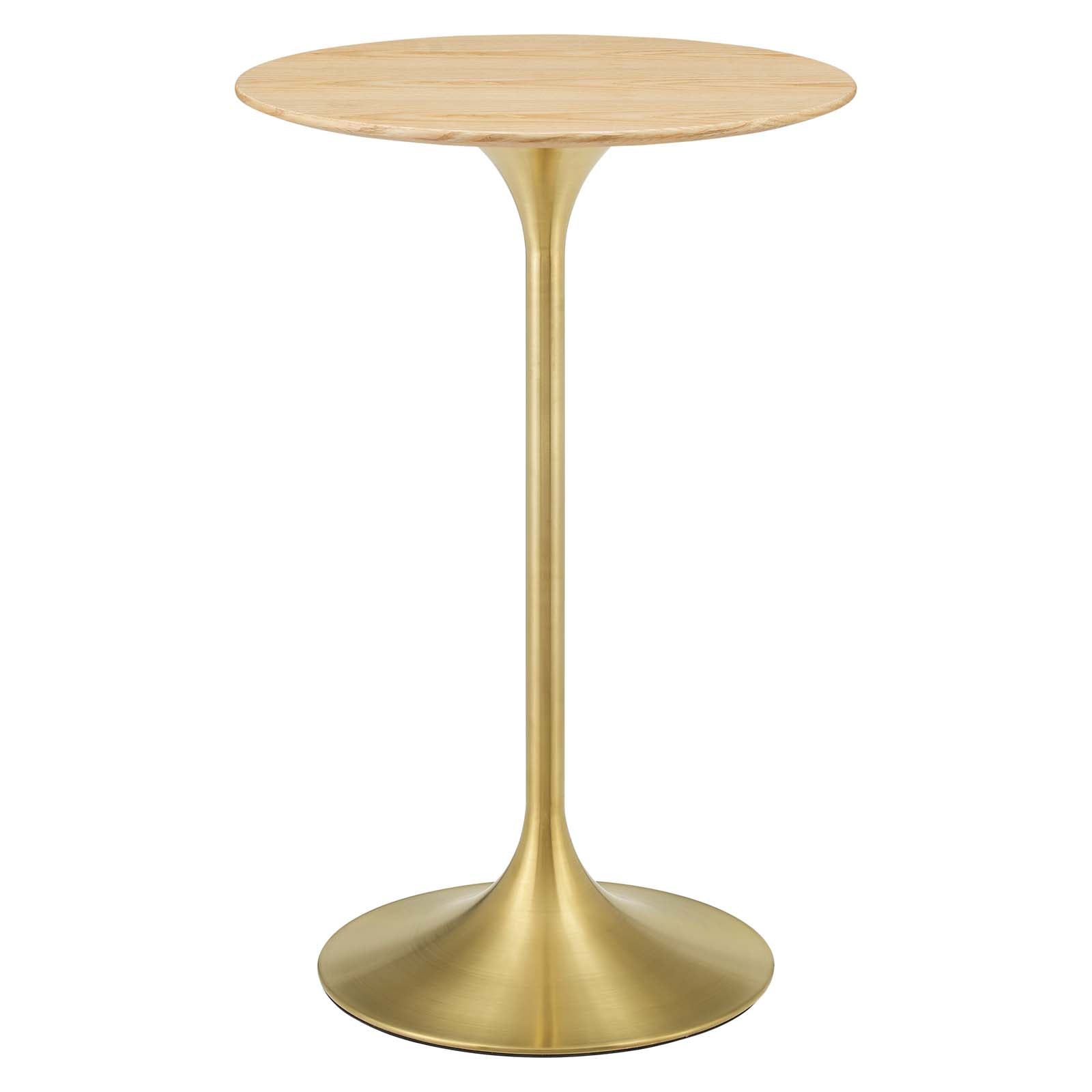 Lippa 28" Wood Bar Table