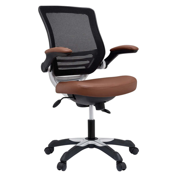 Modway lattice vinyl online office chair