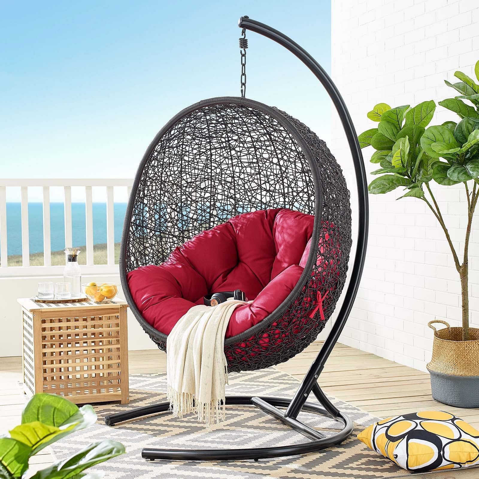 Encase Swing Outdoor Patio Lounge Chair