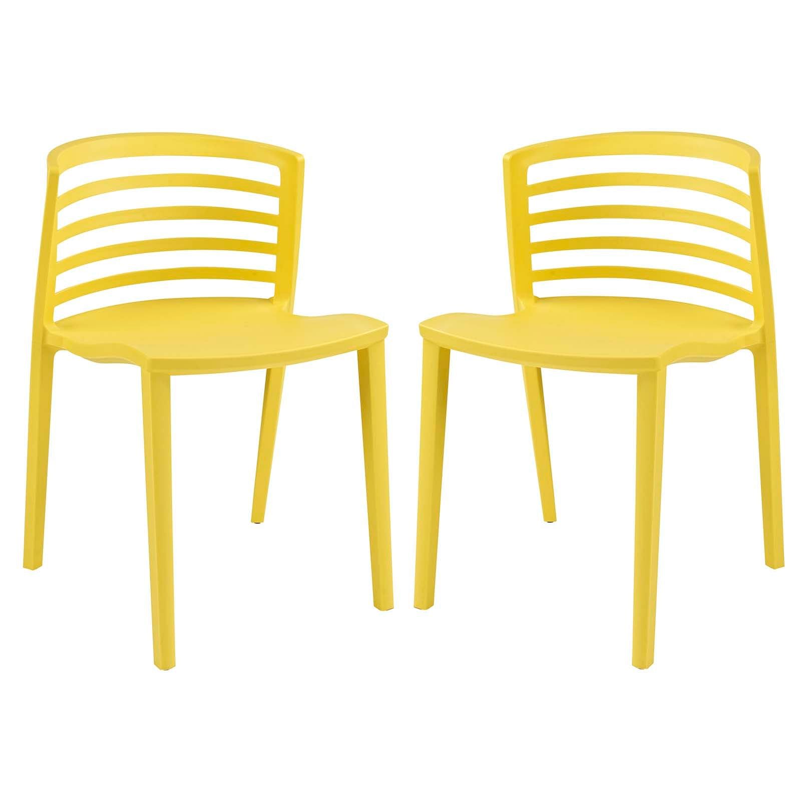 Curvy Dining Chairs Set of 2