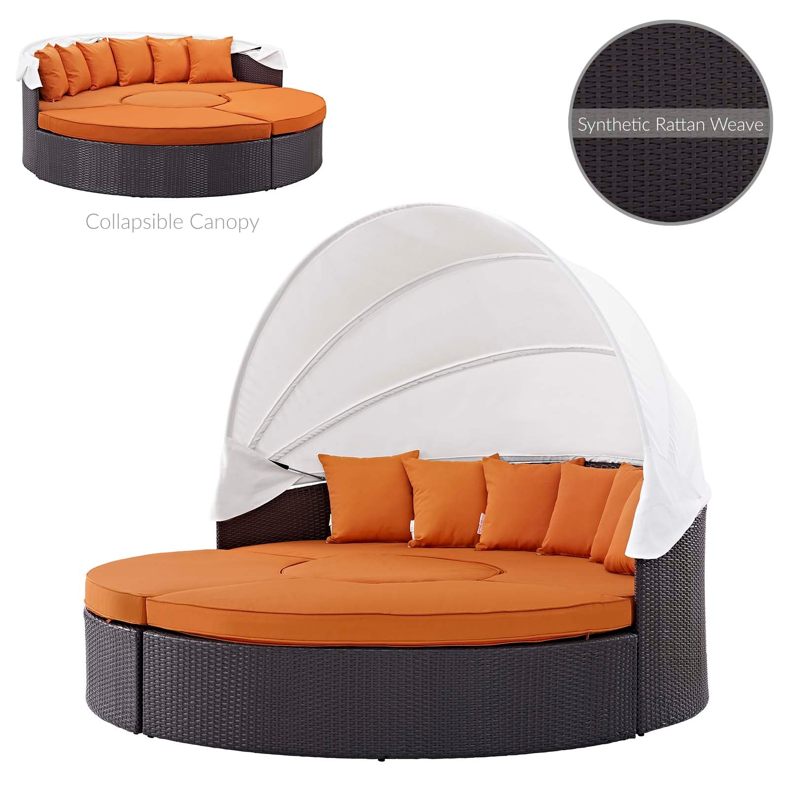 Quest Canopy Outdoor Patio Daybed