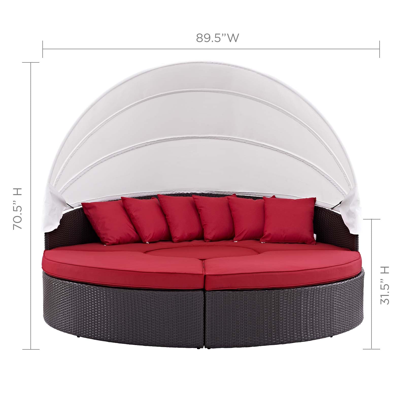 Quest Canopy Outdoor Patio Daybed