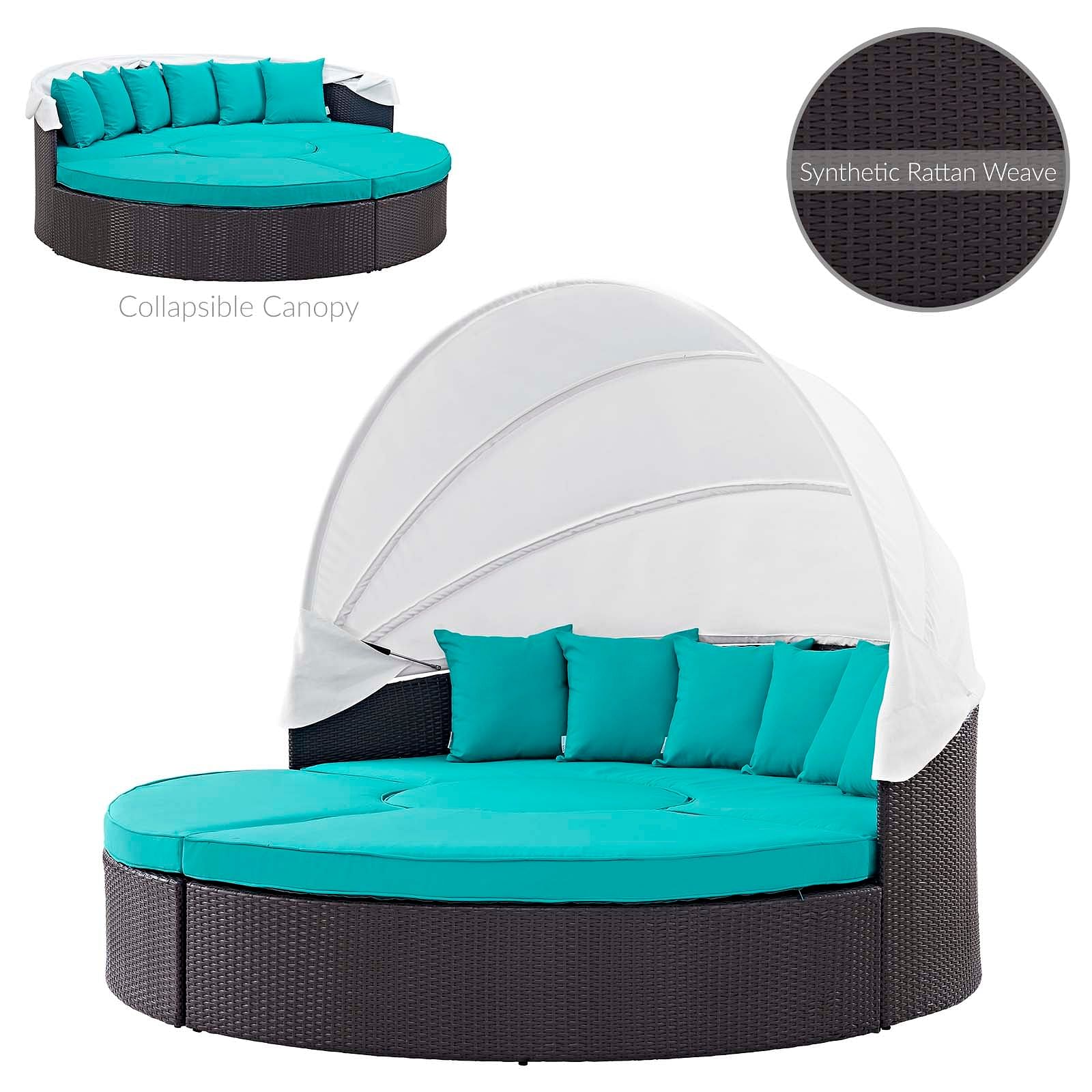 Quest Canopy Outdoor Patio Daybed