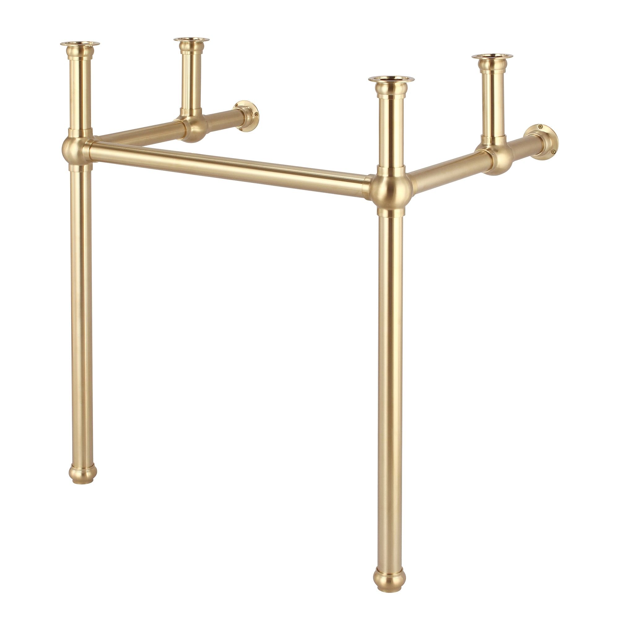 Embassy 30 Inch Wide Single Wash Stand, P-Trap, and Counter Top with Basin included in Satin Gold Finish