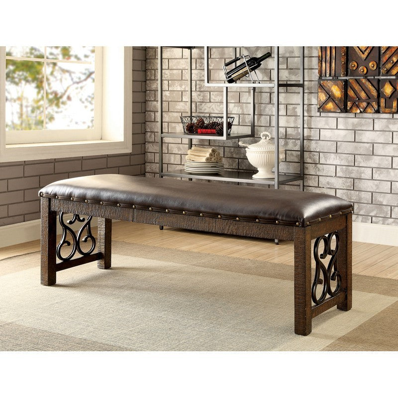 Paula Traditional Padded Bench