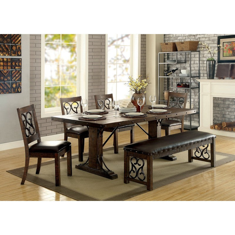 Paula Traditional Padded Bench