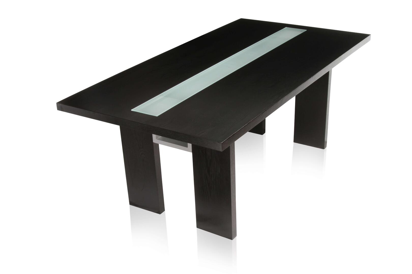 Bearington Contemporary LED Dining Table in Black