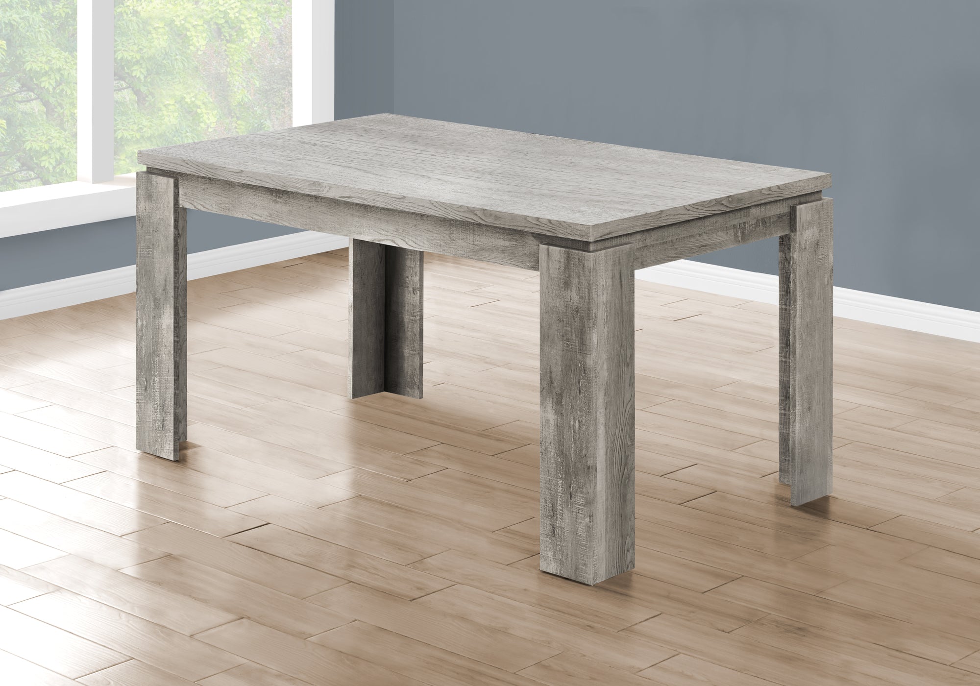 Dining Table - 36X 60 / Grey Reclaimed Wood-Look