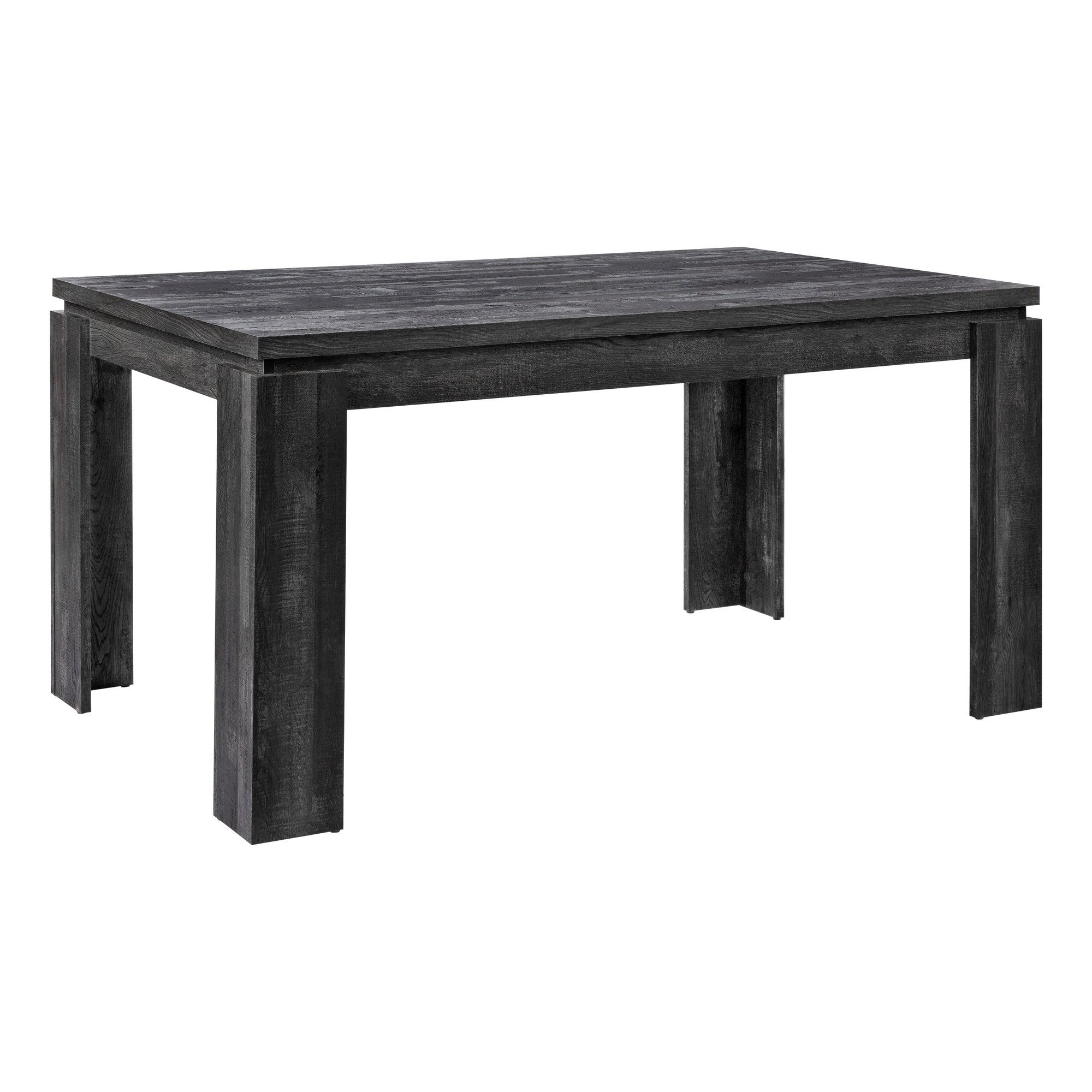 Dining Table - 36X 60 / Black Reclaimed Wood-Look